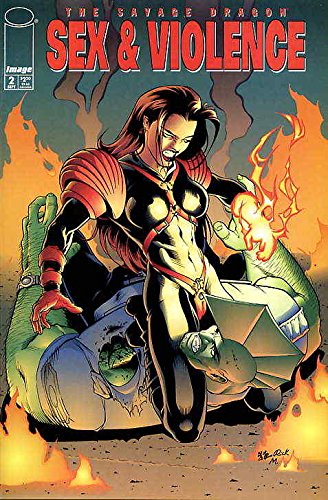 Savage Dragon: Sex And Violence #2 FN - Image Comics by Adam Hughes | Collectible Comic Book for Superhero Fans & Comic Collectors | Perfect for Gifts, Display, and Reading