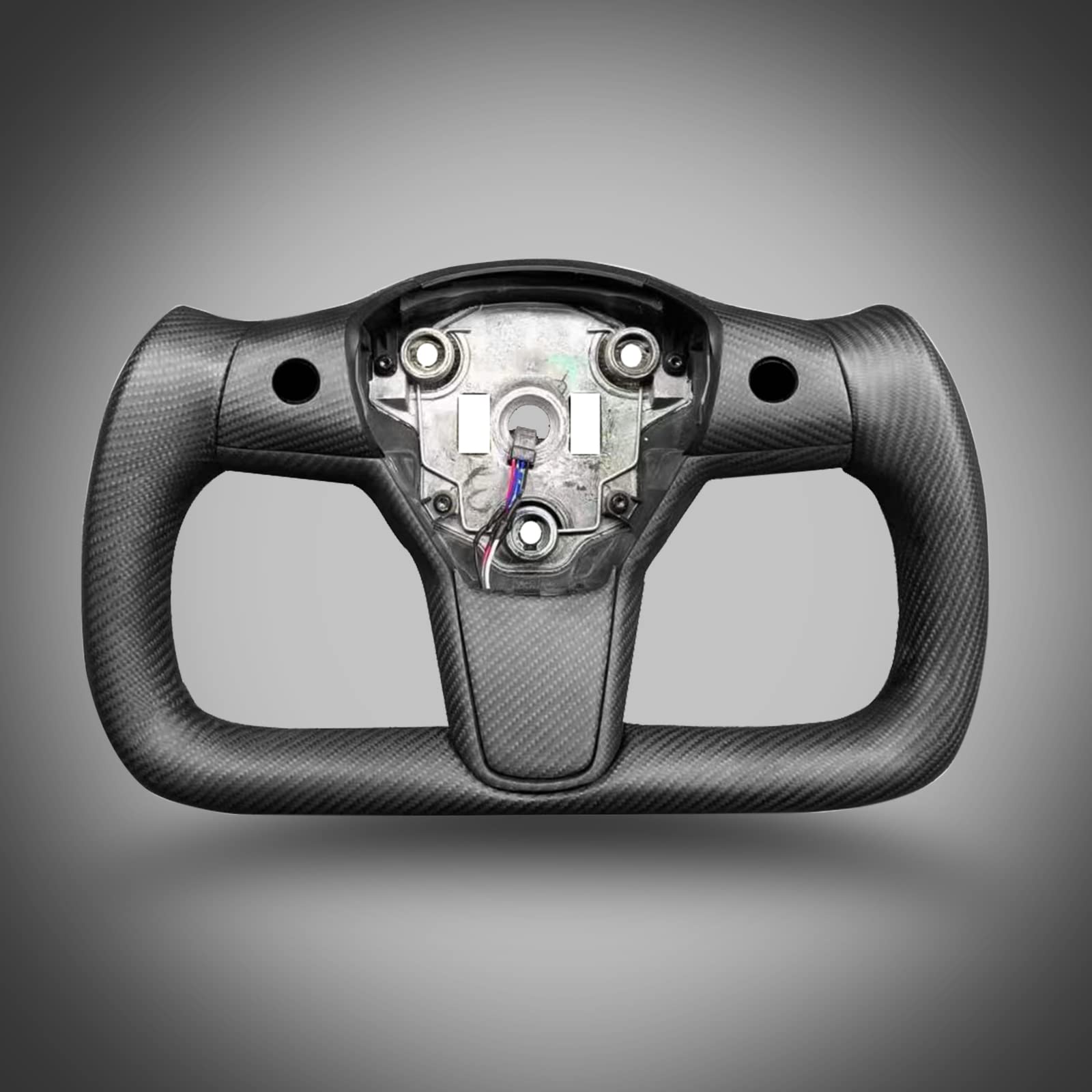 Premium Real Carbon Fiber Heated Steering Wheel for Tesla Model 3/Y (2017-2023) - ZIMABLUE Yoke Design | Enhanced Grip & Luxury Driving Experience | Perfect for Winter Commutes & Performance Driving