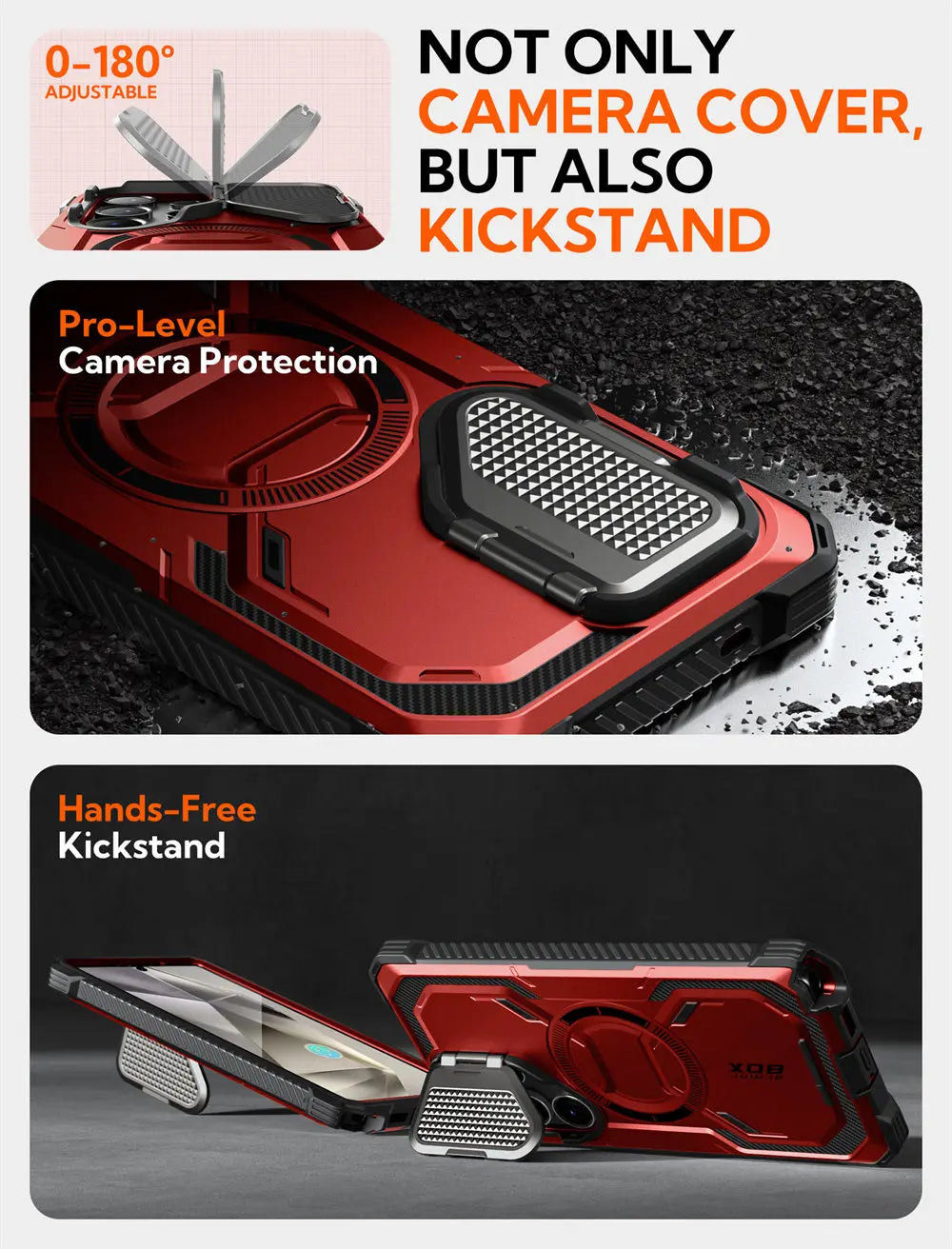 Galaxy S25 Ultra Case - BLASON Armorbox Full Body Protective Cover with Military-Grade Drop Protection | Perfect for Outdoor Adventures, Travel & Daily Use