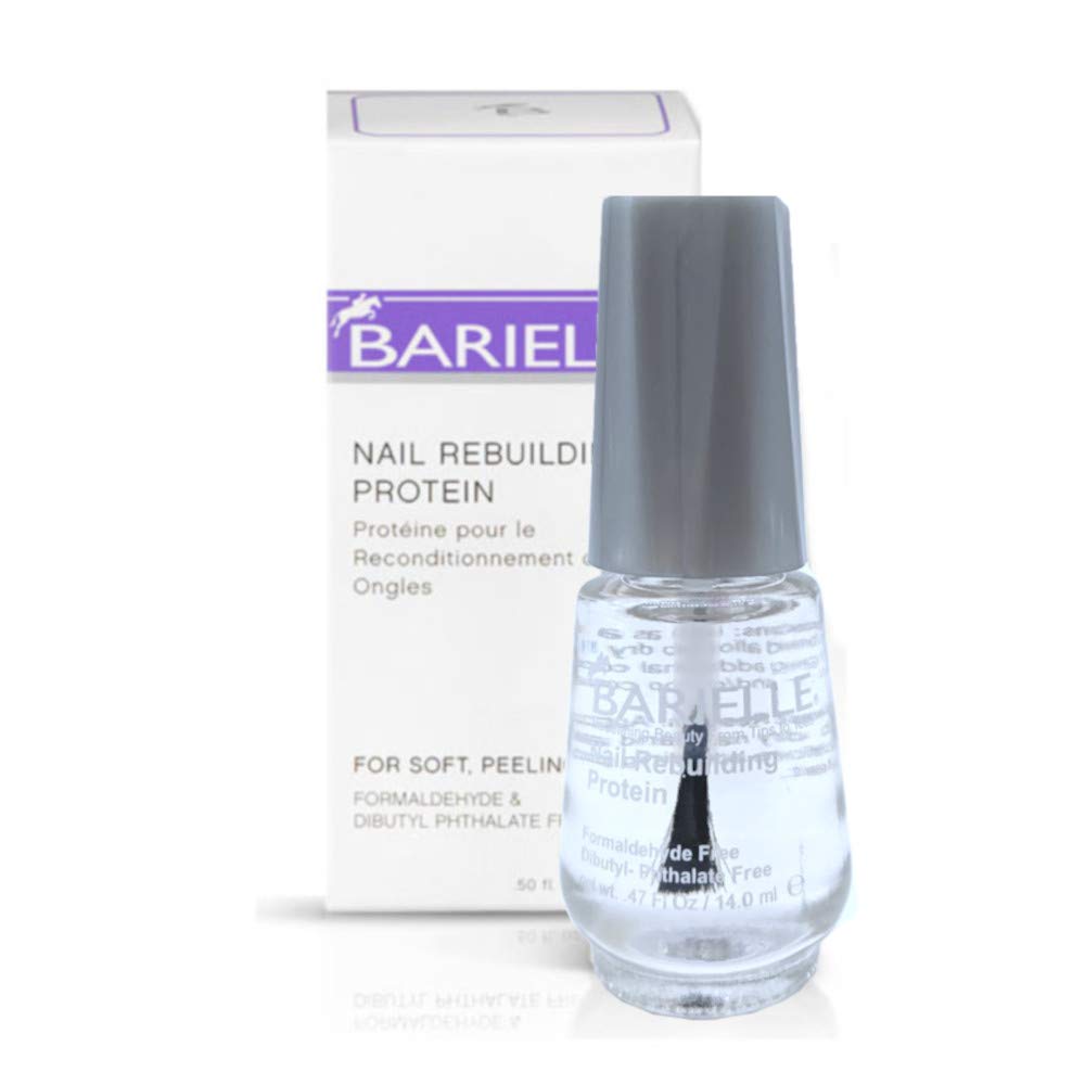 Barielle Nail Rebuilding Protein Treatment - 0.5 oz | Strengthens & Repairs Weak, Damaged Nails | Perfect for Manicures & Nail Care Routine