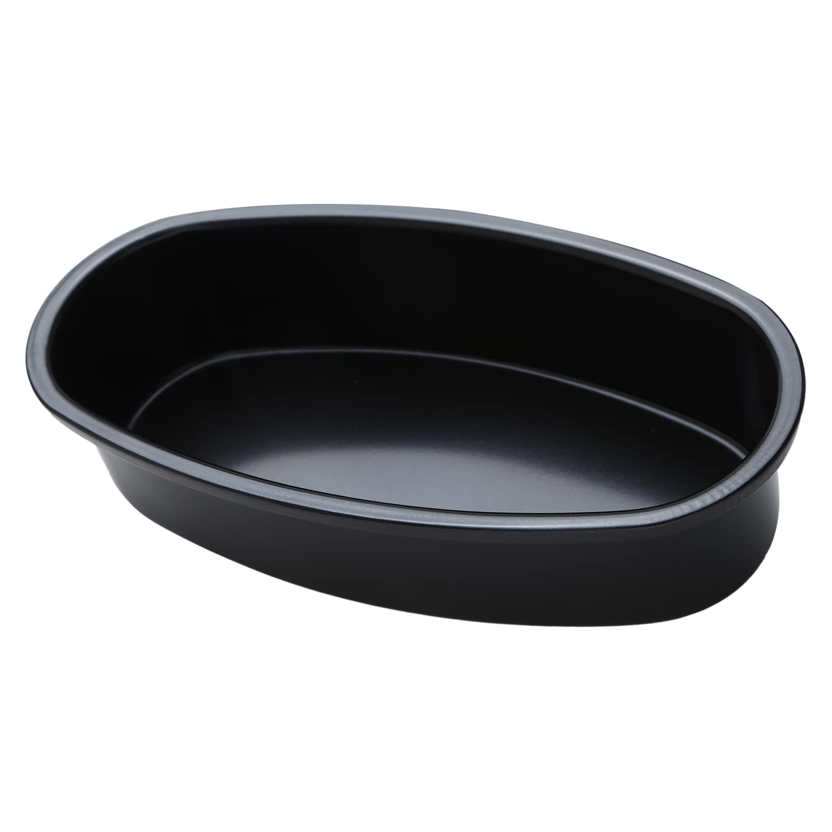 Freebily Non-Stick Oval Cheesecake Pan - Carbon Steel Baking Mold with Teflon Coating, Perfect for Cheesecakes, Brownies & Mini Loaves - Ideal for Home Baking & Professional Kitchens