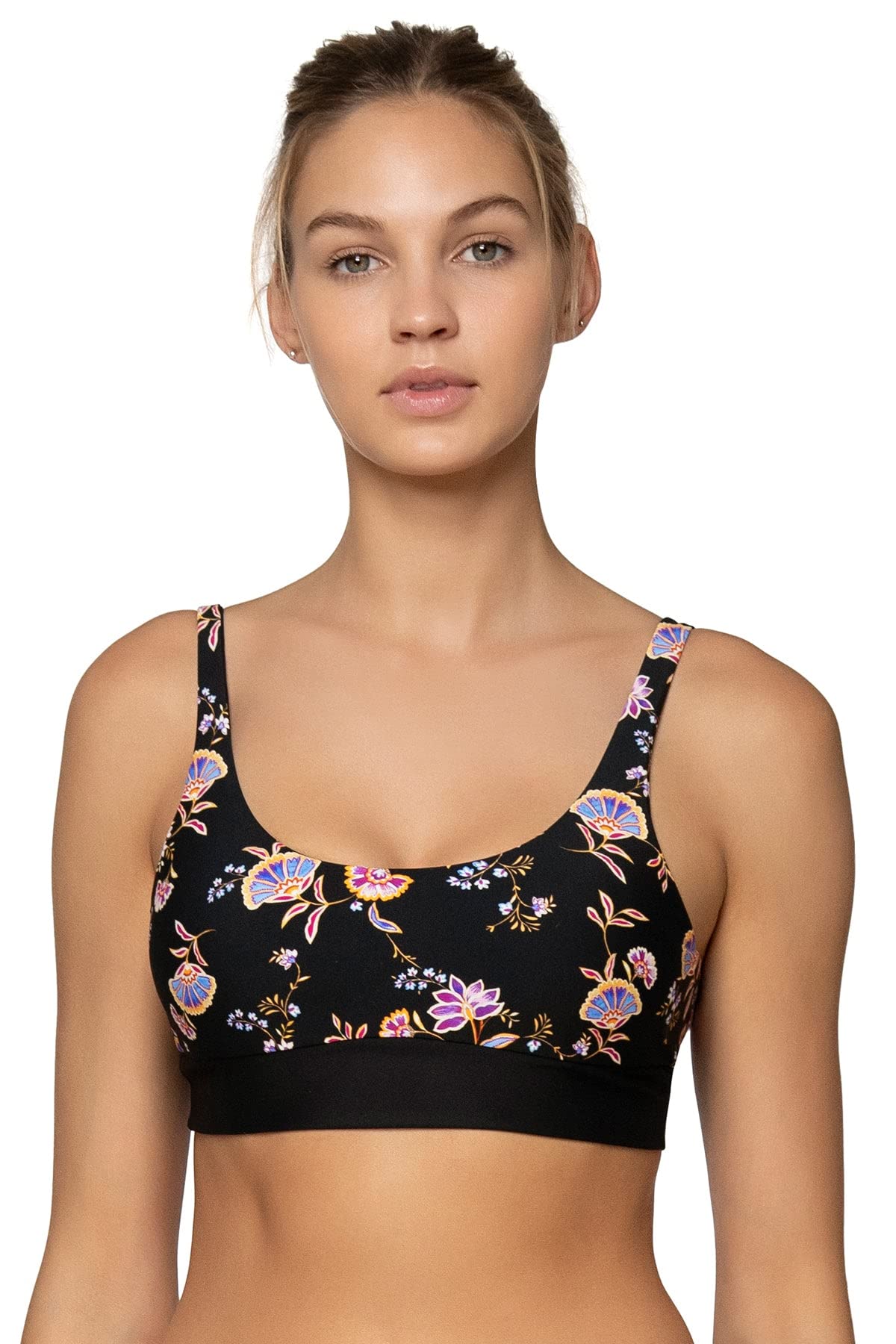 Teagan Tank Bikini Top - Women's Swimwear for Surfing, Beach & Pool - High Support Swim Suit Top for Active Water Sports