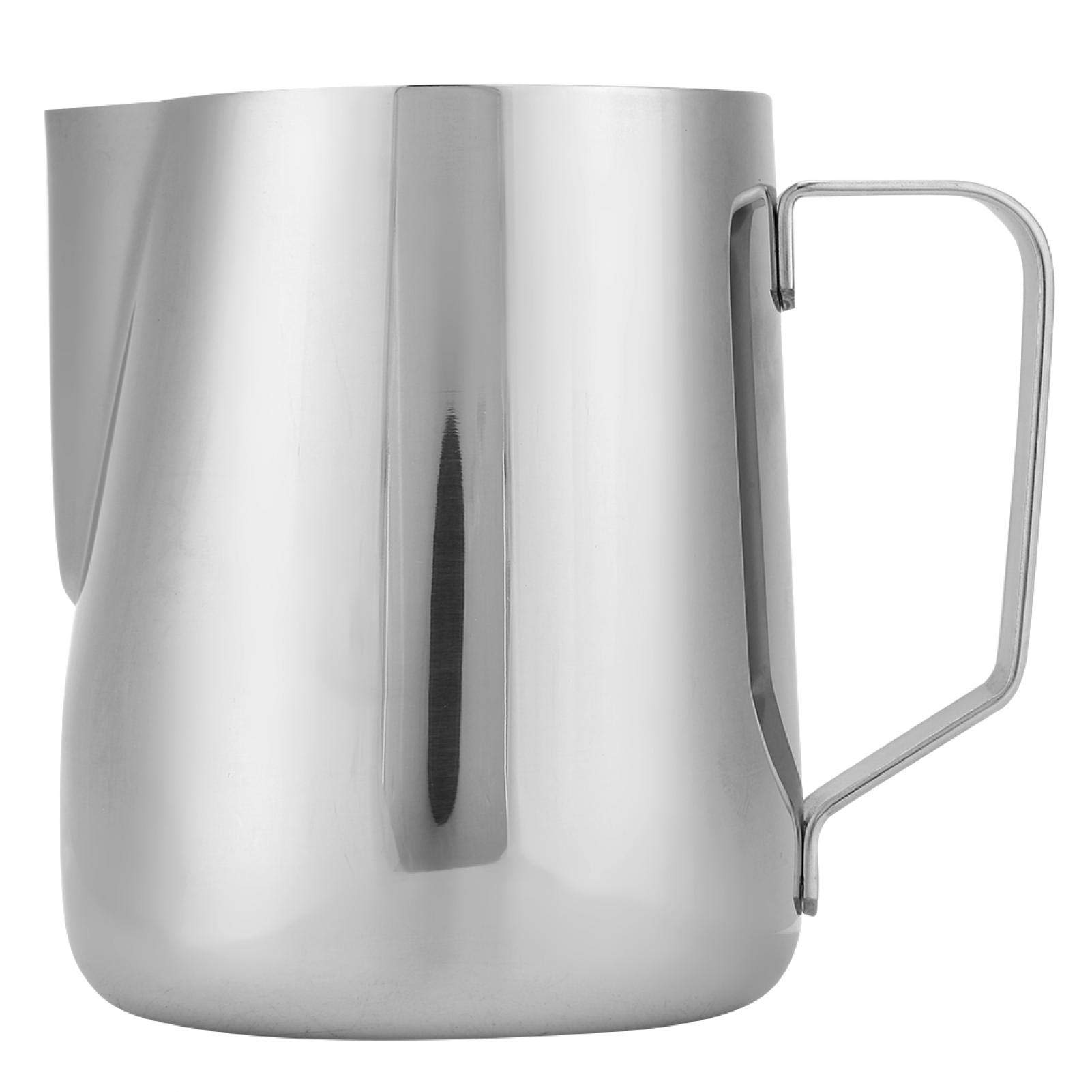 Premium 600ml Stainless Steel Milk Frothing Pitcher - Professional Barista-Grade Milk Frother for Latte, Cappuccino & Hot Chocolate - Compatible with Espresso Machines & Handheld Frothers - Perfect for Coffee Shops, Restaurants & Home Use | Create Cafe-Quality Drinks for Morning Coffee, Afternoon Tea, Entertaining & Family Gatherings - Ideal for Breakfast, Brunch, Office Breaks & DIY Coffee Art at Home - Great for Coffee Lovers, Home Baristas, and Professional Cafes
