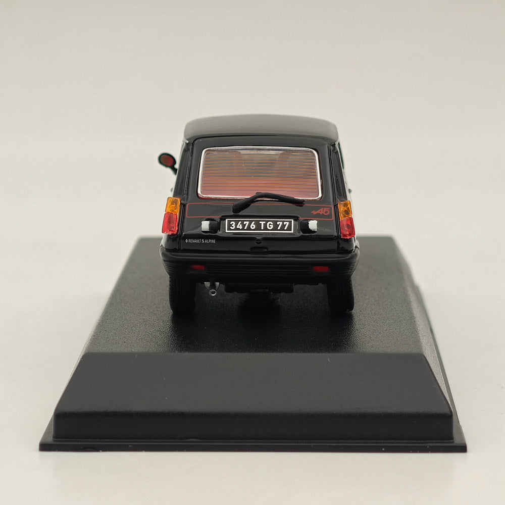 1/43 Scale Norev Renault 5 Alpine 1977 Diecast Model Car - Limited Edition Black Collector's Item for Display & Racing Enthusiasts
