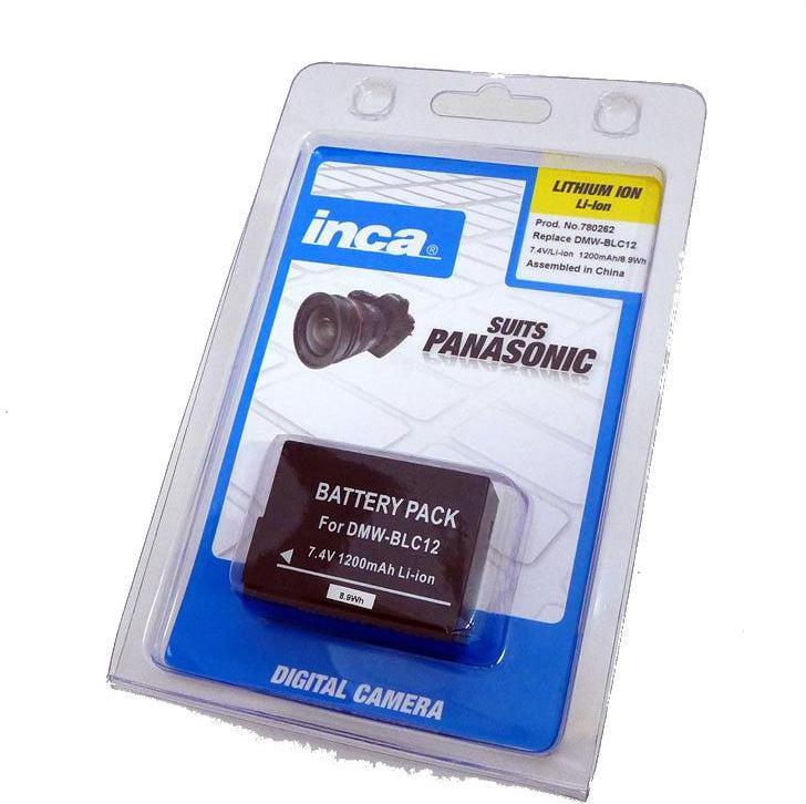 Original Panasonic DMW-BLC12 Replacement Battery for Lumix Cameras - Long-Lasting Power for Travel, Vlogging & Photography