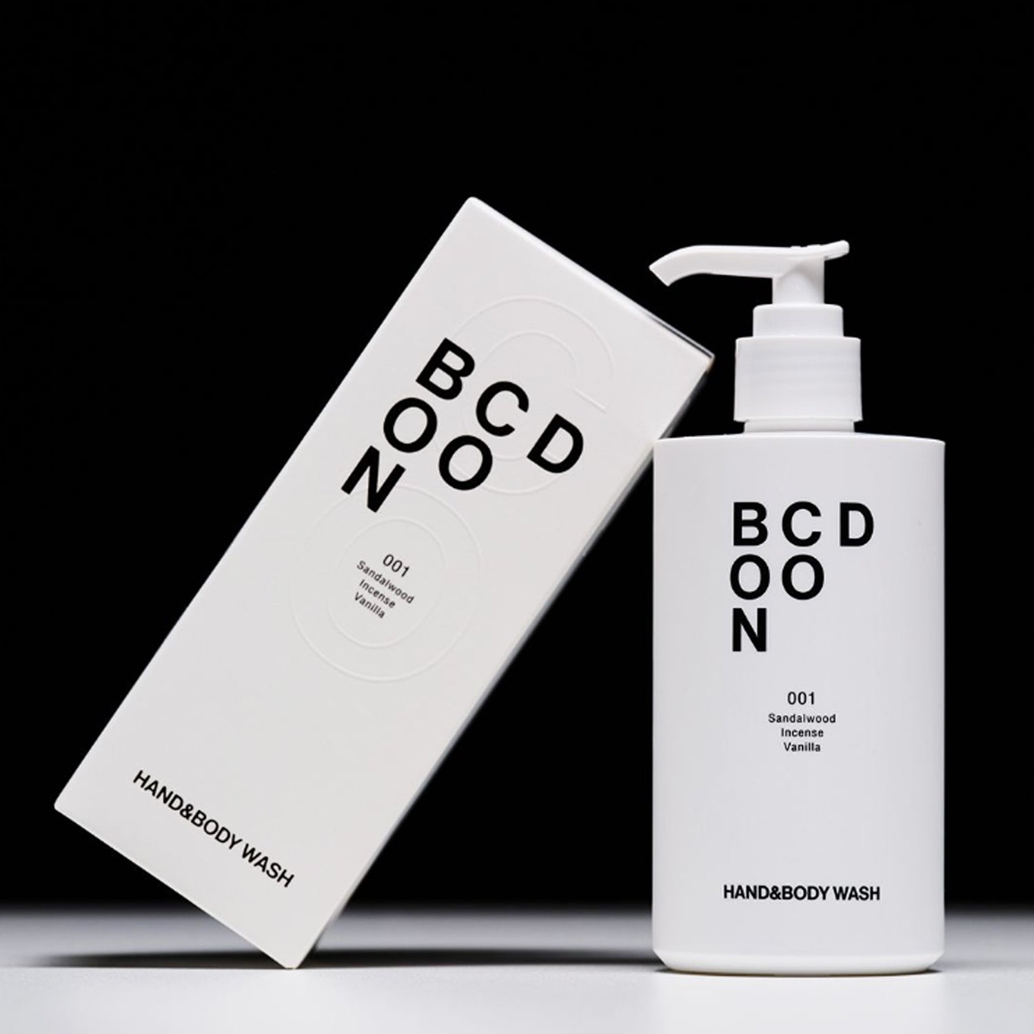 BONCOD Sandalwood Scented Hand & Body Wash - 300ml | Moisturizing & Gentle Cleanser for Dry Skin | Perfect for Daily Shower, Spa & Travel
