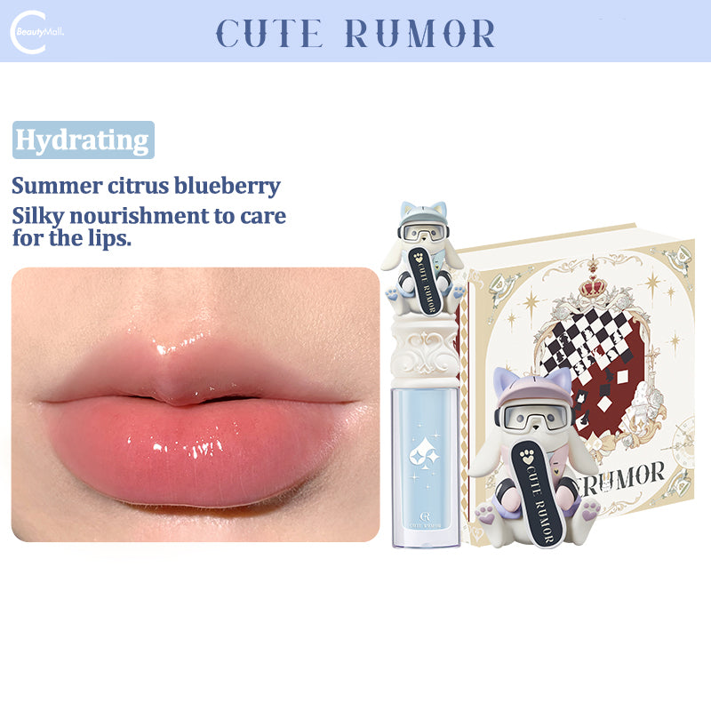 CuteRumor Wonderland Tea Party Lip Care Essence with Honey - Moisturizing Lip Balm for Dry Lips, Perfect for Daily Use & Night Care