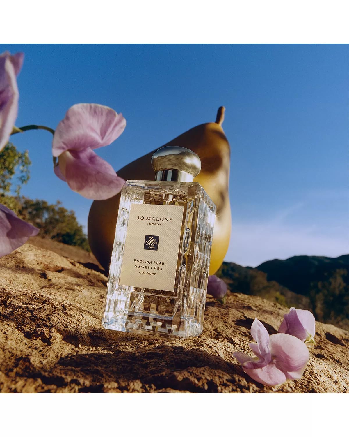 Jo Malone English Pear & Sweet Pea Cologne Spray for Women & Men - 3.4 oz / 100ml - Fresh Floral Fragrance for Everyday Wear, Date Nights & Special Occasions