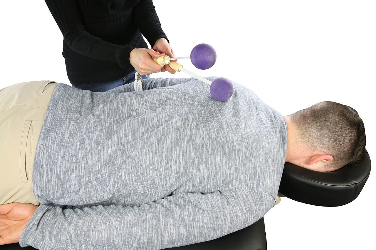 Bongers Handheld Deep Tissue & Trigger Point Massage Tool for Pain Relief - Portable Muscle Massager for Neck, Back, Shoulder & Leg - Perfect for Athletes, Office Workers & Home Use