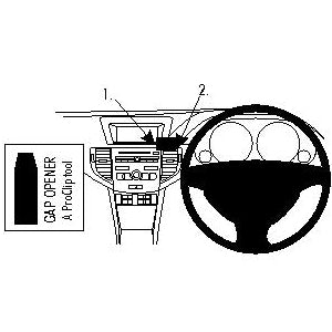 ClicOn No Holes Center Dash Mount for Honda Accord 2009-2012 | Universal Car Phone Holder | Perfect for GPS Navigation & Hands-Free Driving