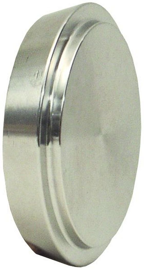 Dixon 16AMP-R400DIN 4 Inch 316 Stainless Steel DIN Blank Cap with Liner - DN100 Size for Industrial Piping, Water Treatment & Chemical Processing Systems