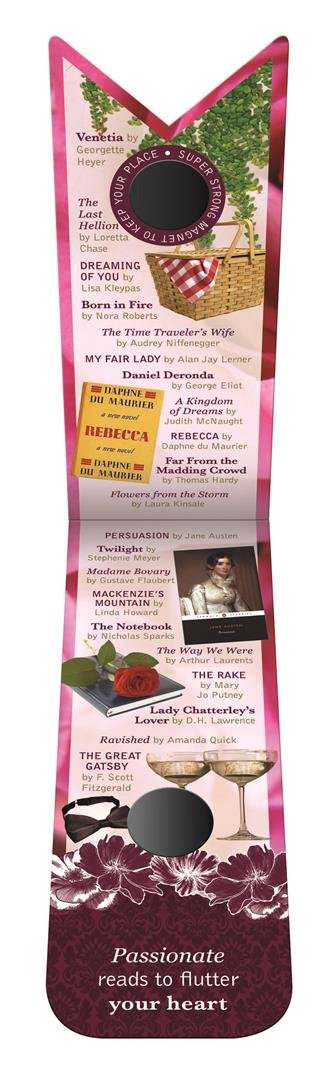 50 Best Romance Bookmark Set - Premium Quality Bookmark for Book Lovers - Perfect Gift for Readers, Book Club & Reading Enthusiasts