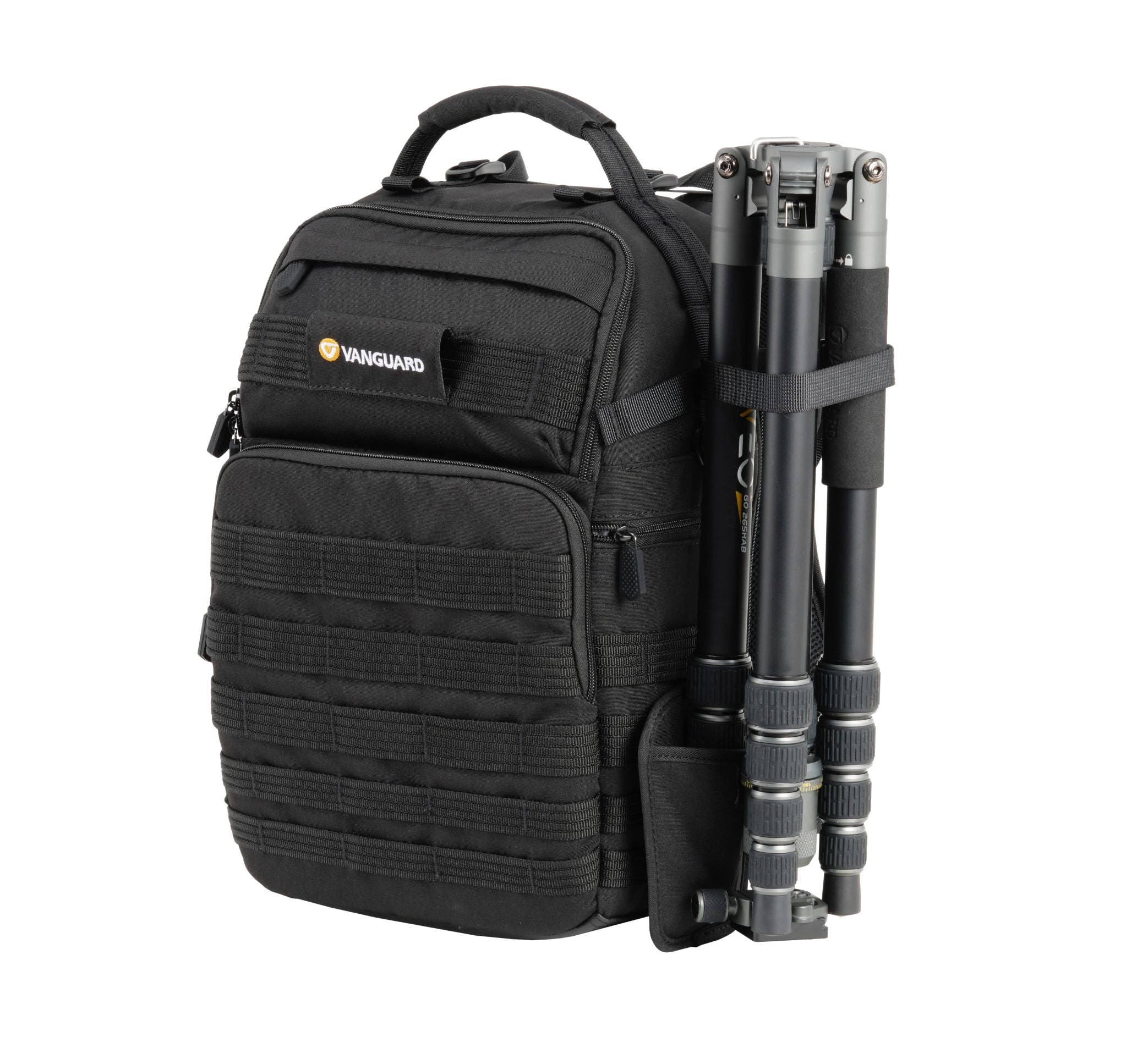 VEO RANGE T 37M BK Waterproof Travel Backpack - 37L Large Capacity Hiking Backpack for Men & Women - Durable Black Daypack for Outdoor Camping, Hiking, School & Work Commute