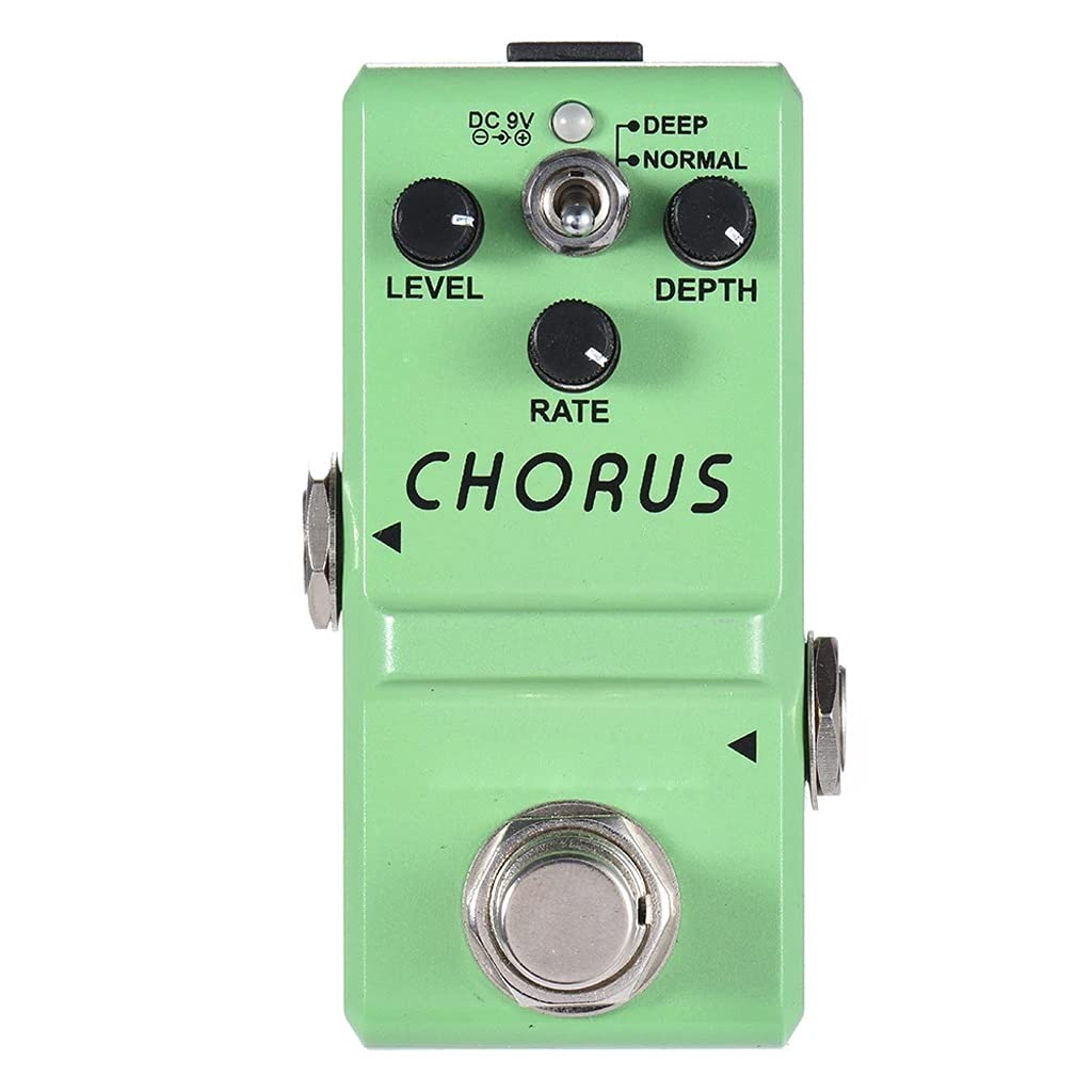 SHYPT Analog Chorus Guitar Effect Pedal - True Bypass, Durable Aluminum Alloy Body for Professional Musicians - Perfect for Live Performances & Studio Recording