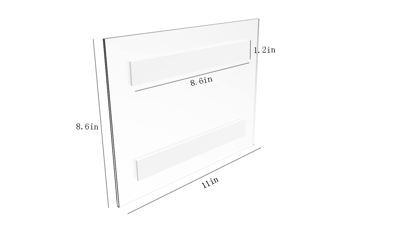 FixtureDisplays® Clear Acrylic Window Signs - 11