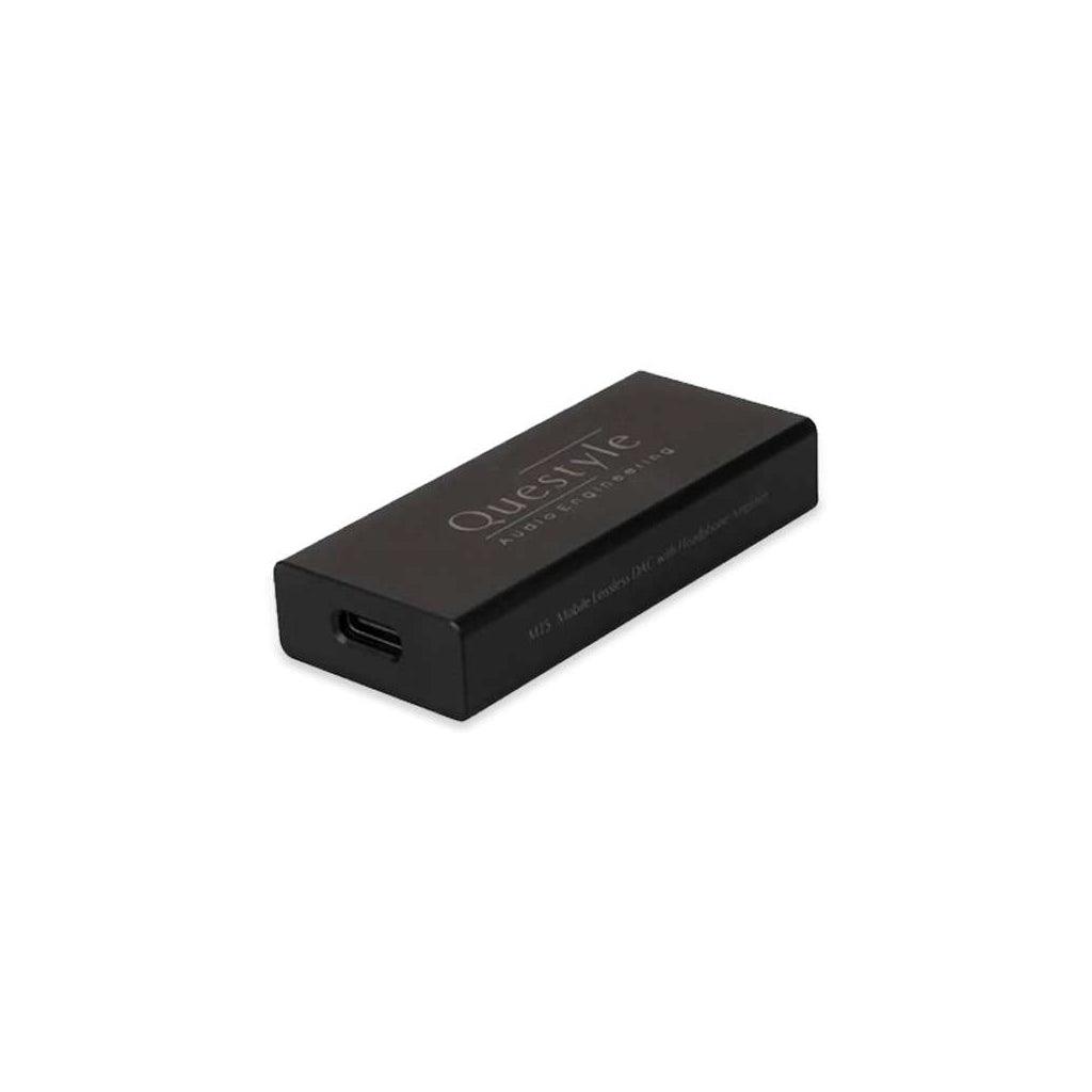 Questyle M15 Portable USB DAC & Headphone Amplifier - High-Resolution Audio for iPhone, Android, PC - Perfect for Travel, Gaming, and Music Lovers