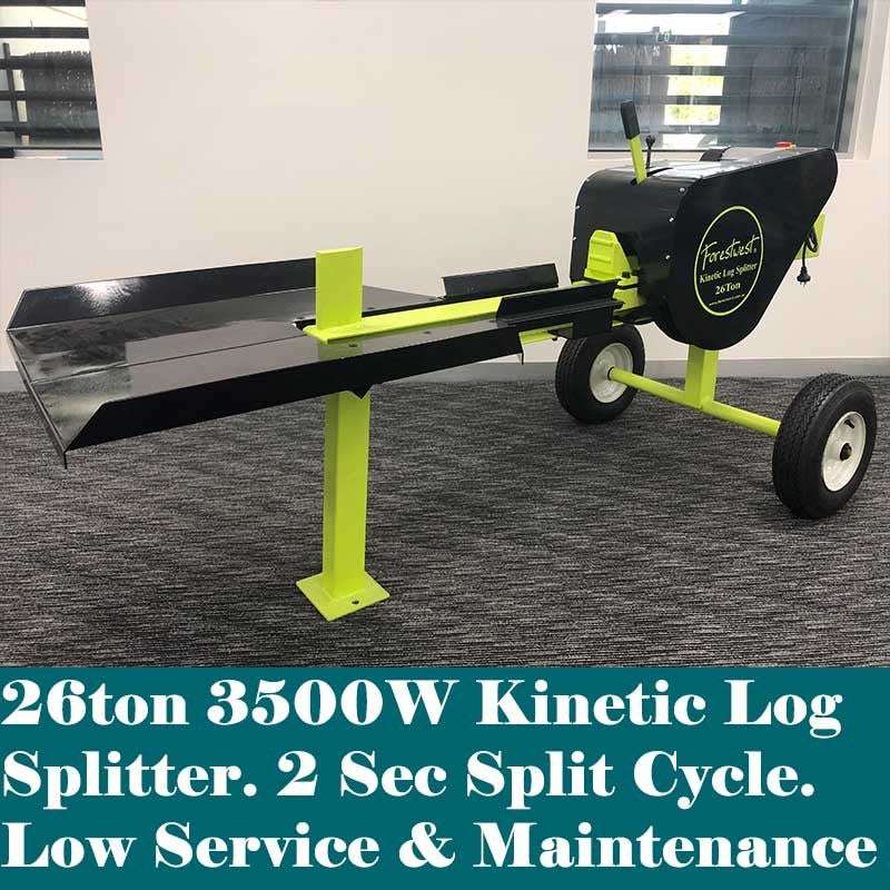Forestwest 26 Ton 3500W Electric Log Splitter - Powerful 15A Kinetic Firewood Splitter (Model BM11046) for Home Heating, Fireplace, Wood Stove & Outdoor Camping Use
