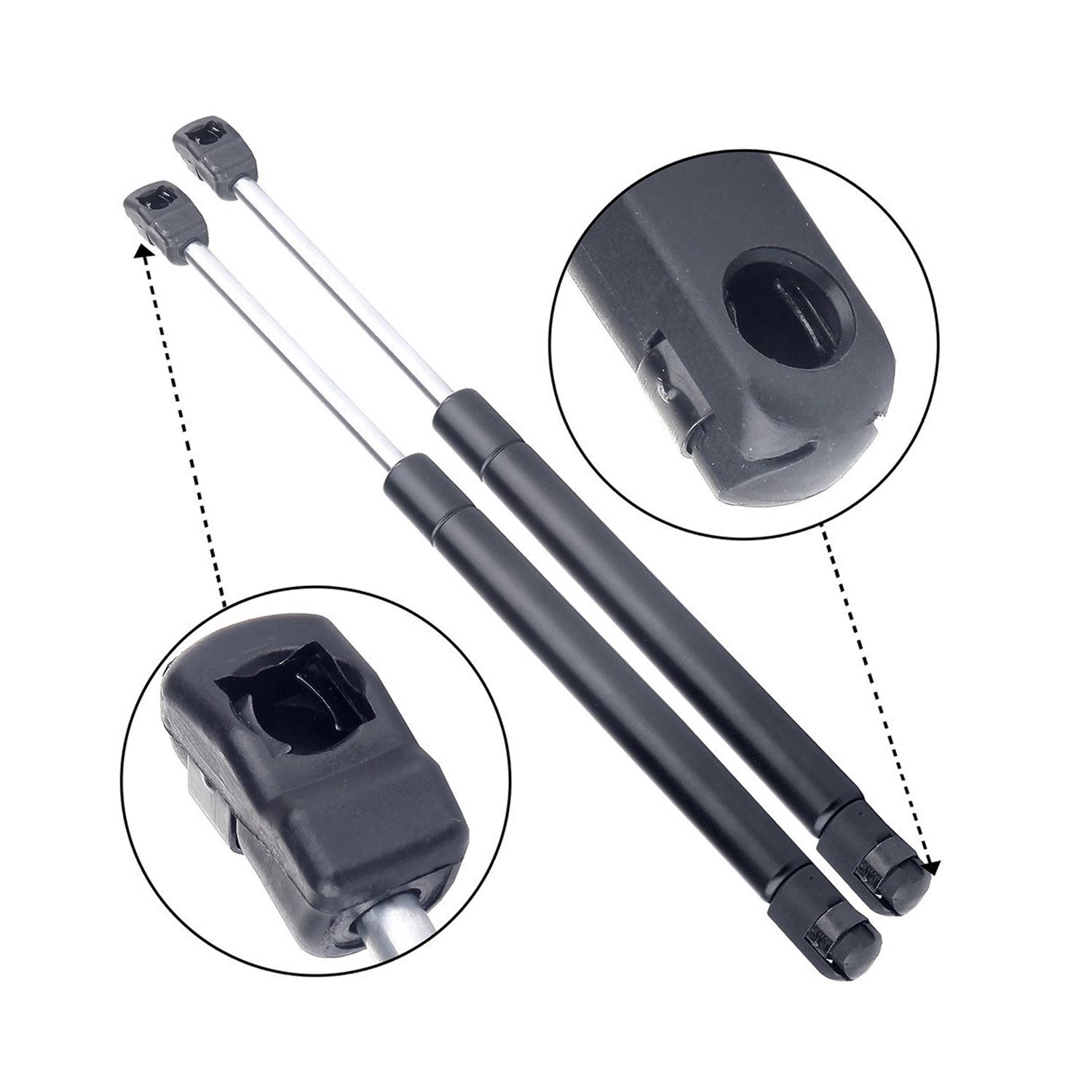 Heavy Duty Hood Lift Supports Gas Struts - Compatible with 2004-2014 Nissan Titan, 2004 Pathfinder, 2005-2014 Armada (Pair of 2) - Perfect for Easy Hood Access & Vehicle Maintenance