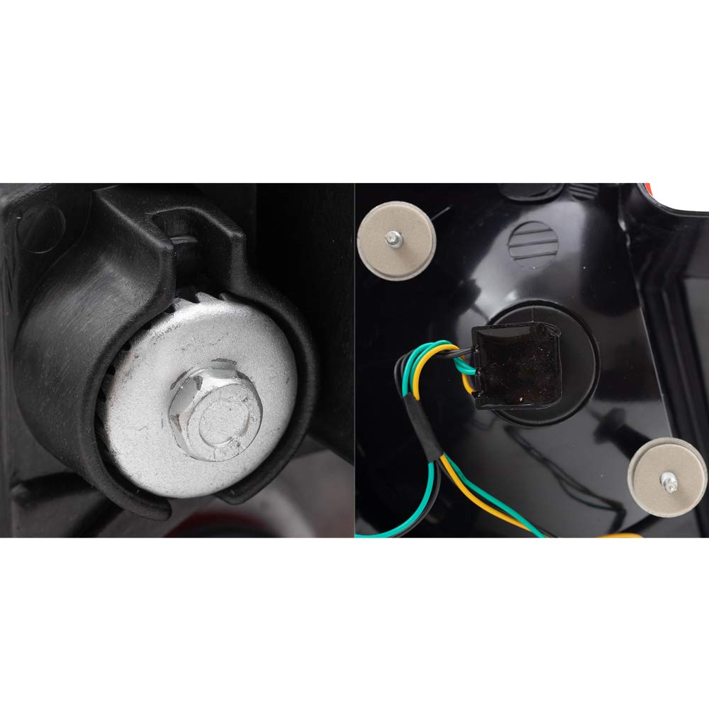 2006-2013 Chevy Impala Halogen Headlight & Tail Light Assembly Set - Left/Right Driver & Passenger Side Replacement - 4-Piece Aftermarket Kit for Improved Night Visibility & Style Upgrade | Perfect for Daily Commuting, Road Trips & Car Restoration Projects