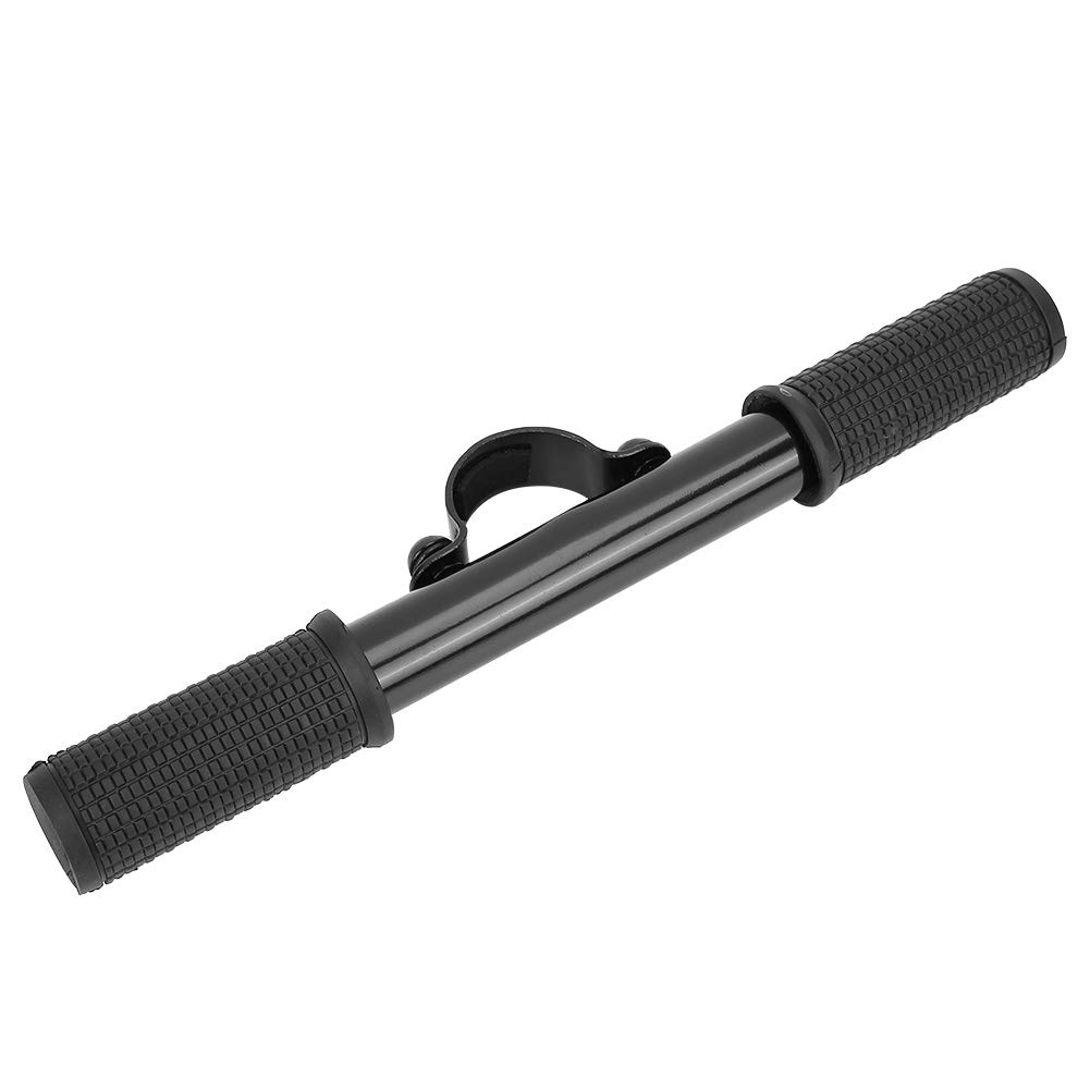 Adjustable Black Stainless Steel Electric Scooter Handlebar for Kids - Safety Child Handle Grips Compatible with M365 Scooters - Perfect for Commuting, School Rides & Family Outings