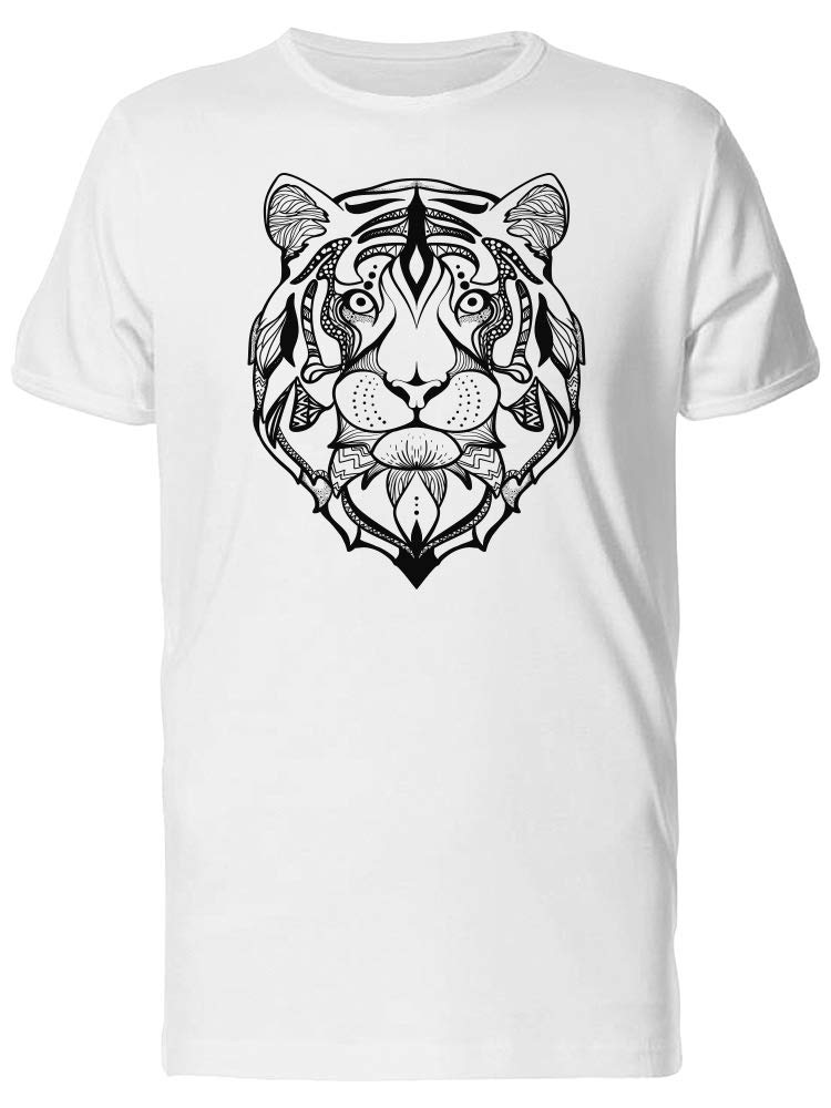 Men's Hand-Painted Tiger Graphic T-Shirt - Stylish Casual Wear for Street Fashion & Everyday Outfits
