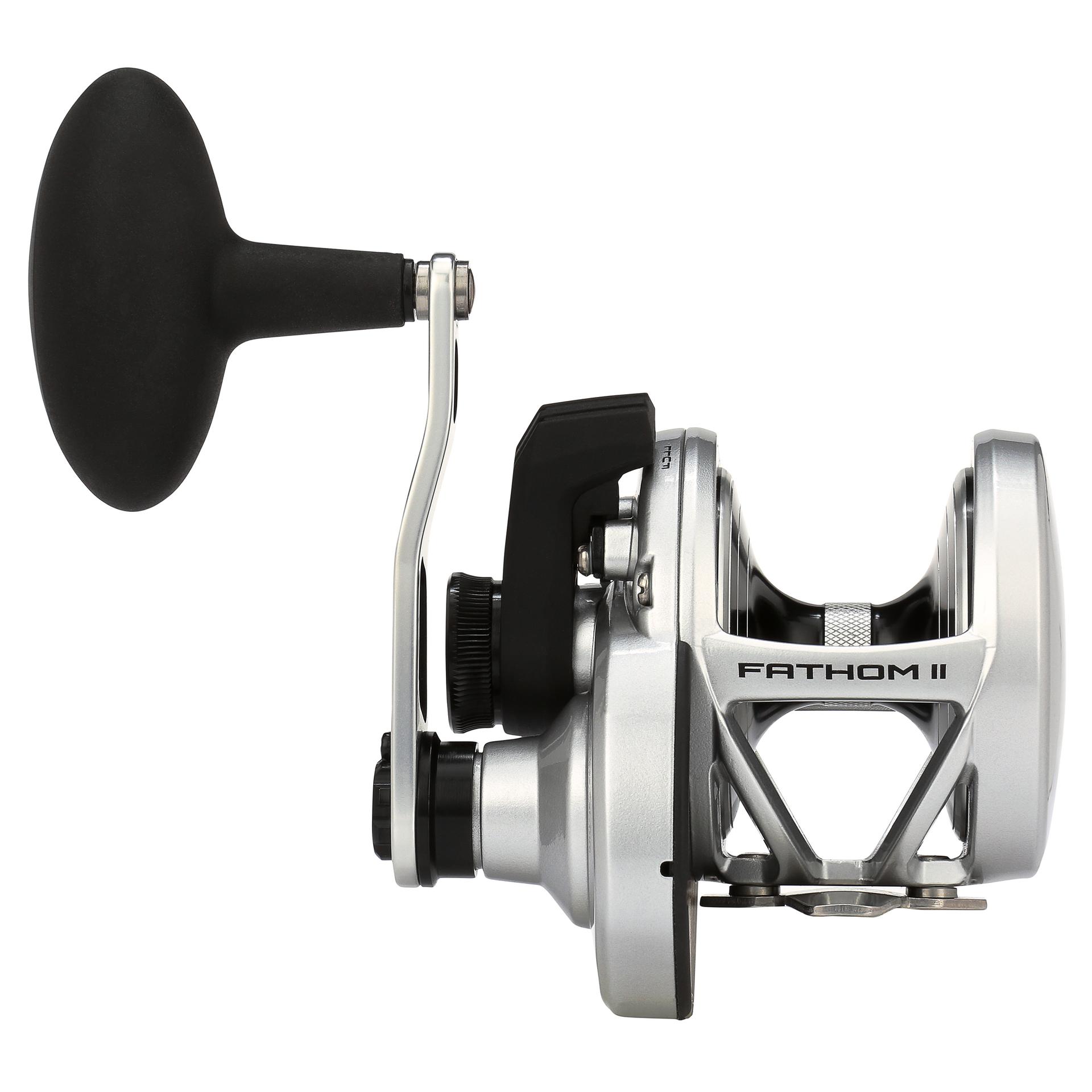 Penn Fathom II Lever Drag Conventional Fishing Reel - Saltwater & Freshwater Trolling Reel for Offshore & Inshore Fishing - Perfect for Deep Sea, Surf Casting & Boat Fishing