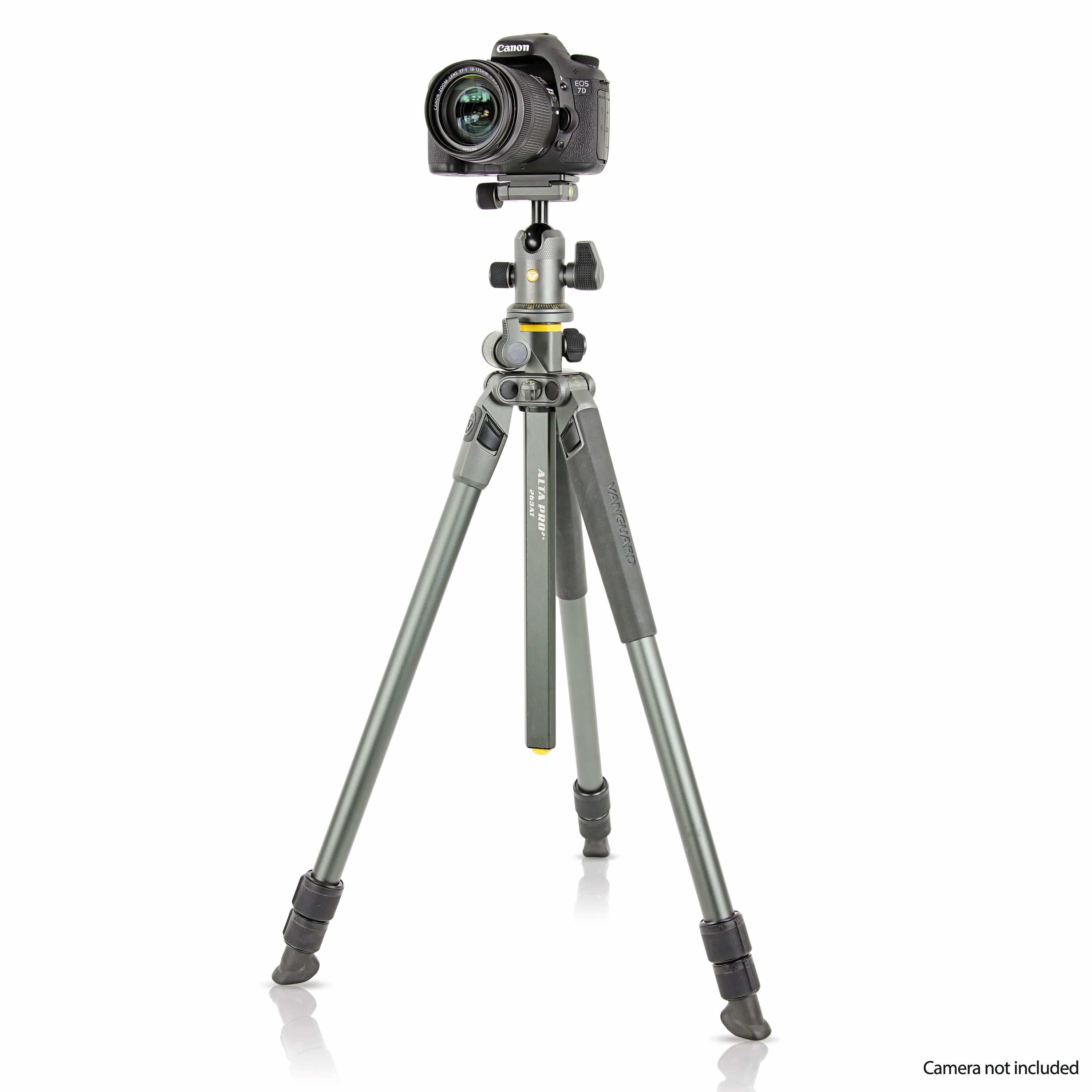 Alta Pro 2+ 263AB100 Professional Aluminum Tripod with 360° Ball Head - Lightweight & Sturdy for DSLR Cameras, Video Shooting, Travel Photography & Outdoor Adventures