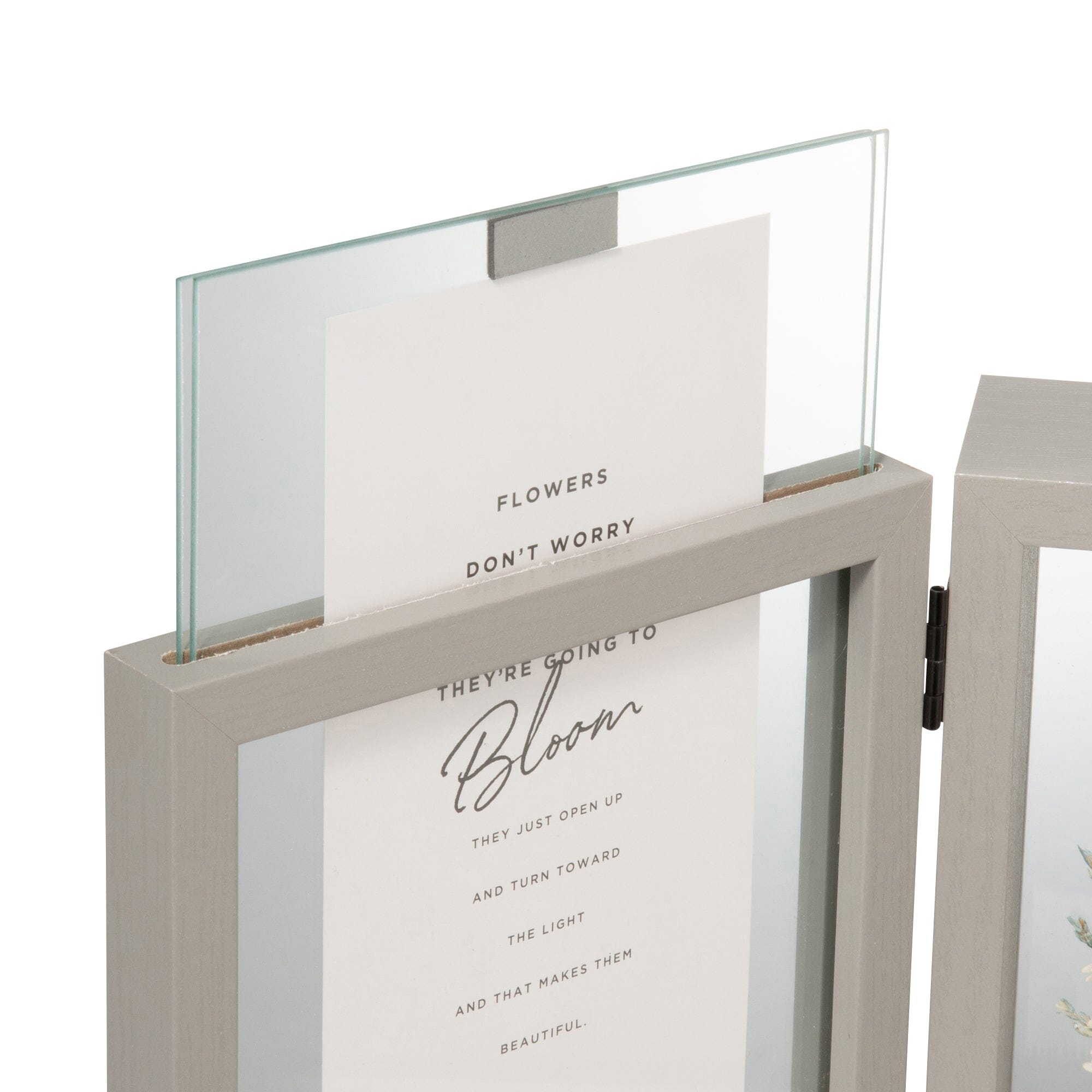 Premium Dried Blue Flower Frame - Elegant Home Decor for Wall, Wedding, Gift & Boho Room Aesthetic