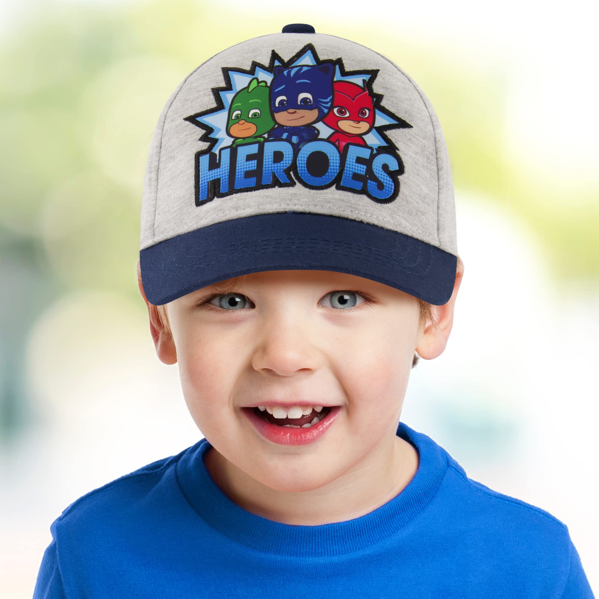 PJ Masks Adjustable Baseball Cap for Toddlers & Kids 2-7 - Perfect for Playtime & Outdoor Adventures