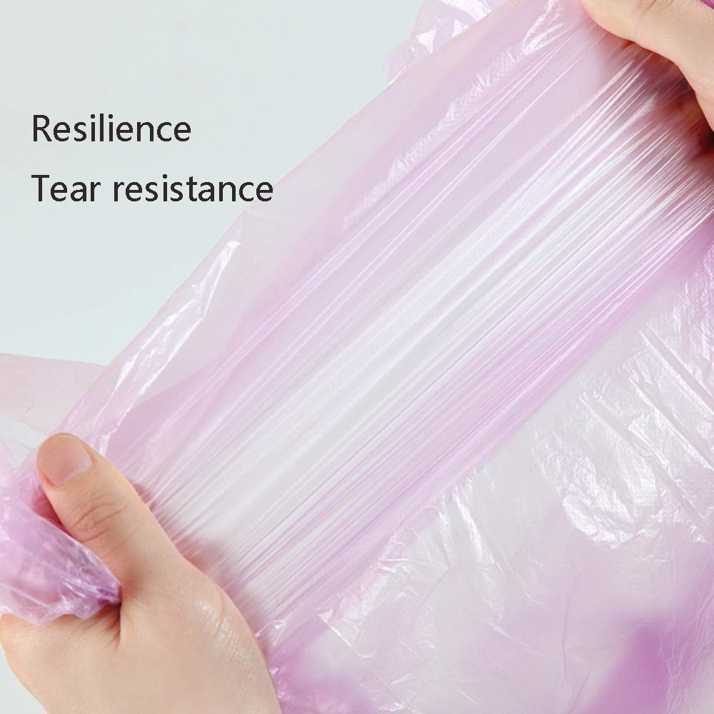 Premium Heavy-Duty Trash Bags - 5 Rolls, 3 Colors, Extra Thick & Large Kitchen Garbage Bags for Waste Bin Liners - Affordable Household Essentials for Kitchen, Bathroom & Office Use