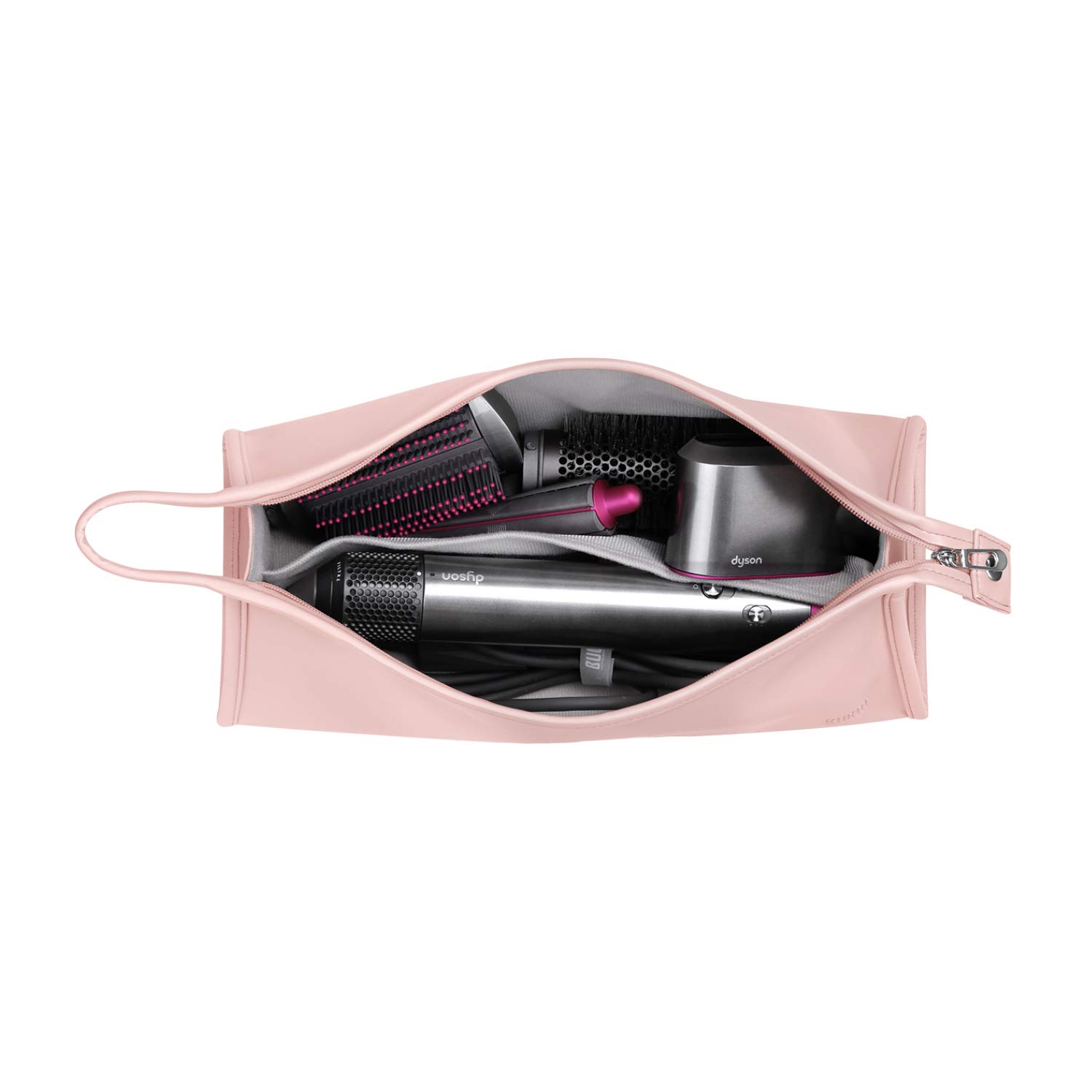 Premium PU Leather Travel Case for Dyson Airwrap & Shark Flexstyle - Waterproof, Anti-Scratch, Dustproof Storage Organizer | Perfect Travel Accessory for Hair Styling Tools