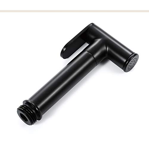 BlackSprayer Single Cold Water Brass Handheld Bathroom Shower Toilet Sprayer - Wall Mounted Bidet Sprayer with Spring Hose - Perfect for Feminine Hygiene, Baby Care & Watering Plants | Ideal for Bathroom, Nursery & Garden Use