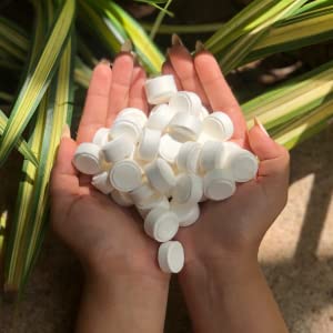 100Pcs Compressed Towel Tablets - Expand with Water, Disposable Face Towels for Travel, Camping & Gym | Portable Magic Towel Capsules, Cotton Wipes for Outdoor & Emergency Use (Pack of 100)