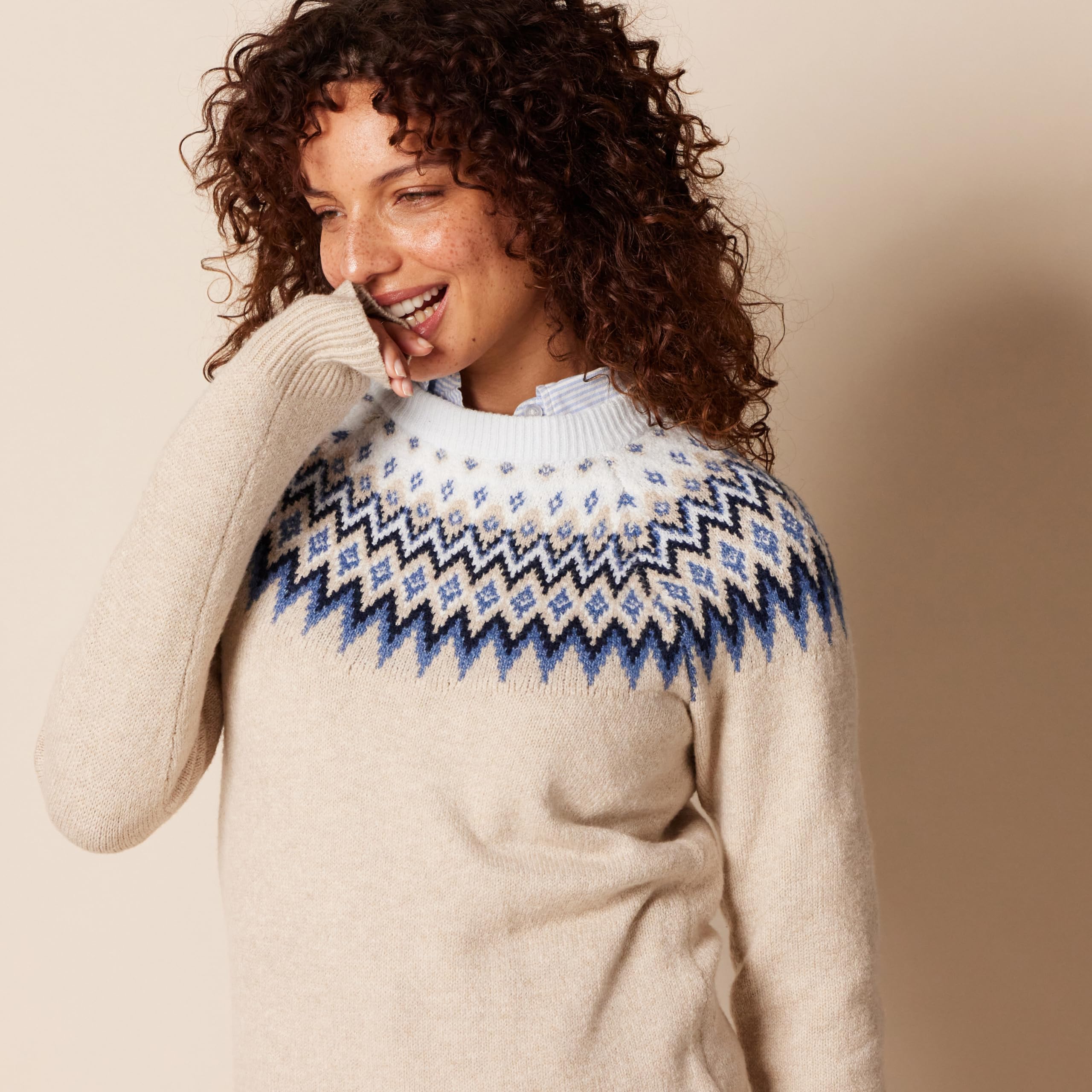 Amazon Essentials Women's Soft-Touch Crewneck Sweater - Cozy Casual Pullover for Fall & Winter, Perfect for Layering, Office Wear & Weekend Outfits