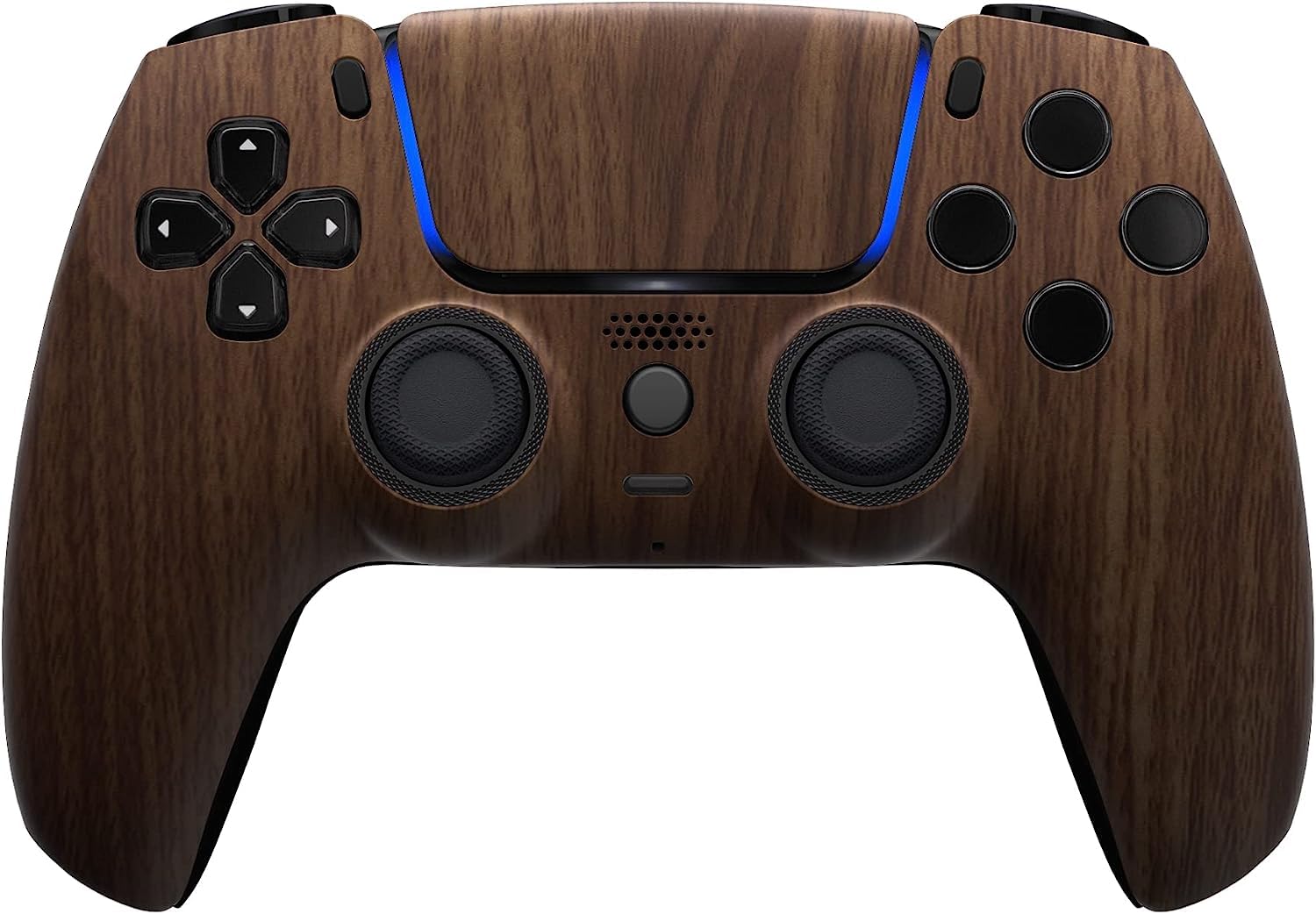 Custom Wireless PS5 Controller - Multiple Designs & Wood Grain Finish | Compatible with PlayStation 5 | Perfect for Gaming, Streaming & Competitive Play