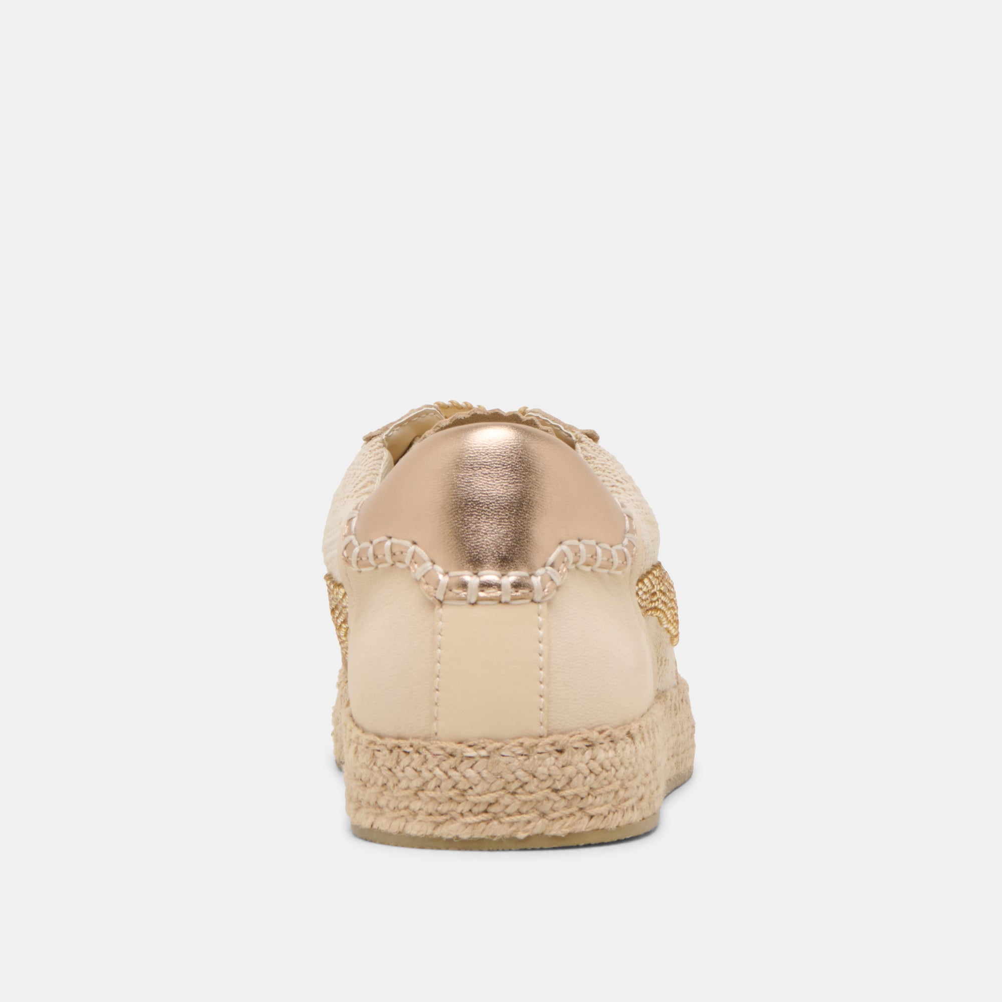 Gold Multi Burlap Beaded Espadrille Sneakers for Women - Stylish Summer Casual Shoes for Beach, Vacation & Everyday Wear