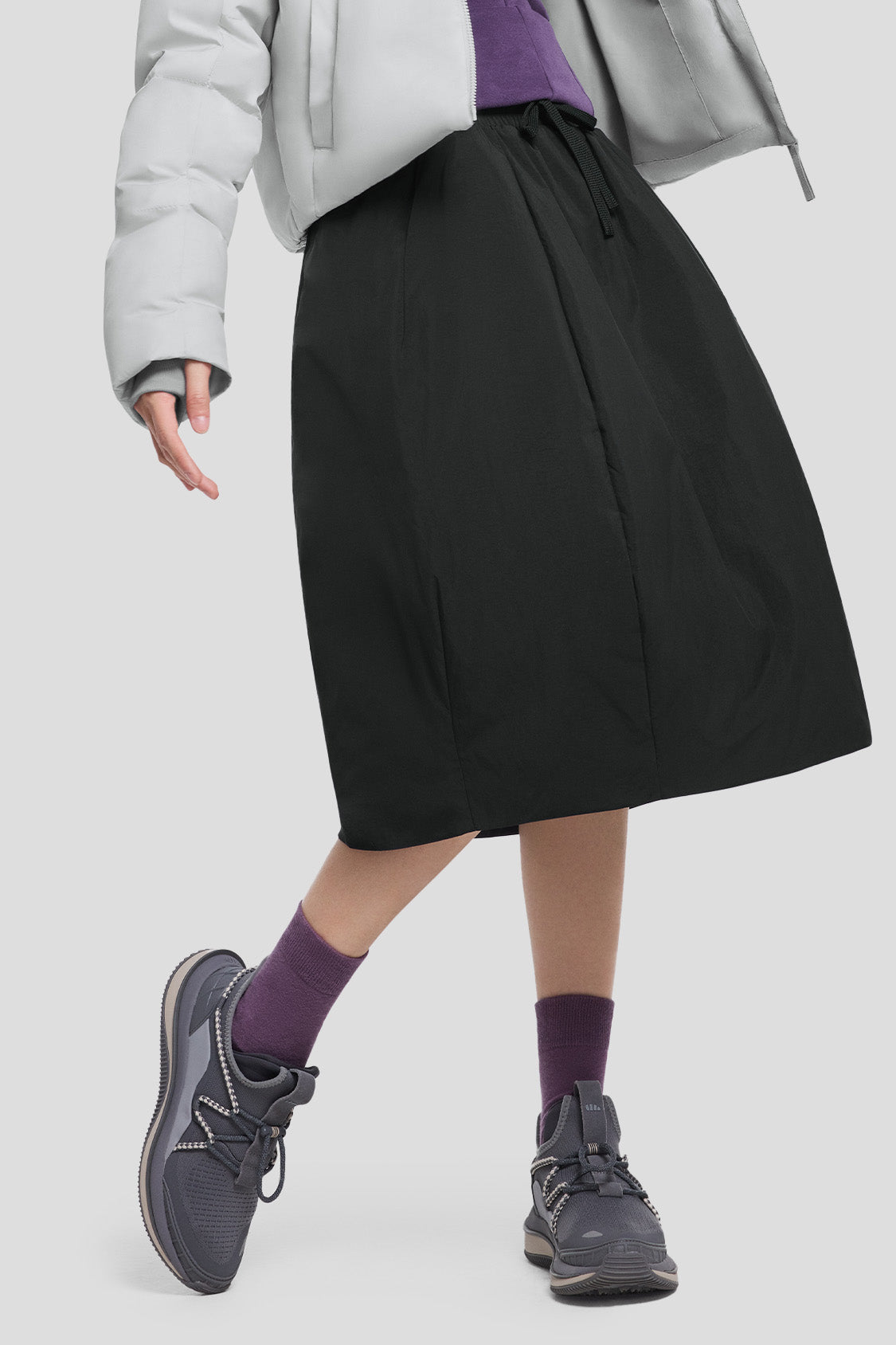 StormFeather Women's Water Repellent Down Skirt - Winter Warm Windproof Puffer Skirt for Outdoor Activities & Cold Weather Fashion