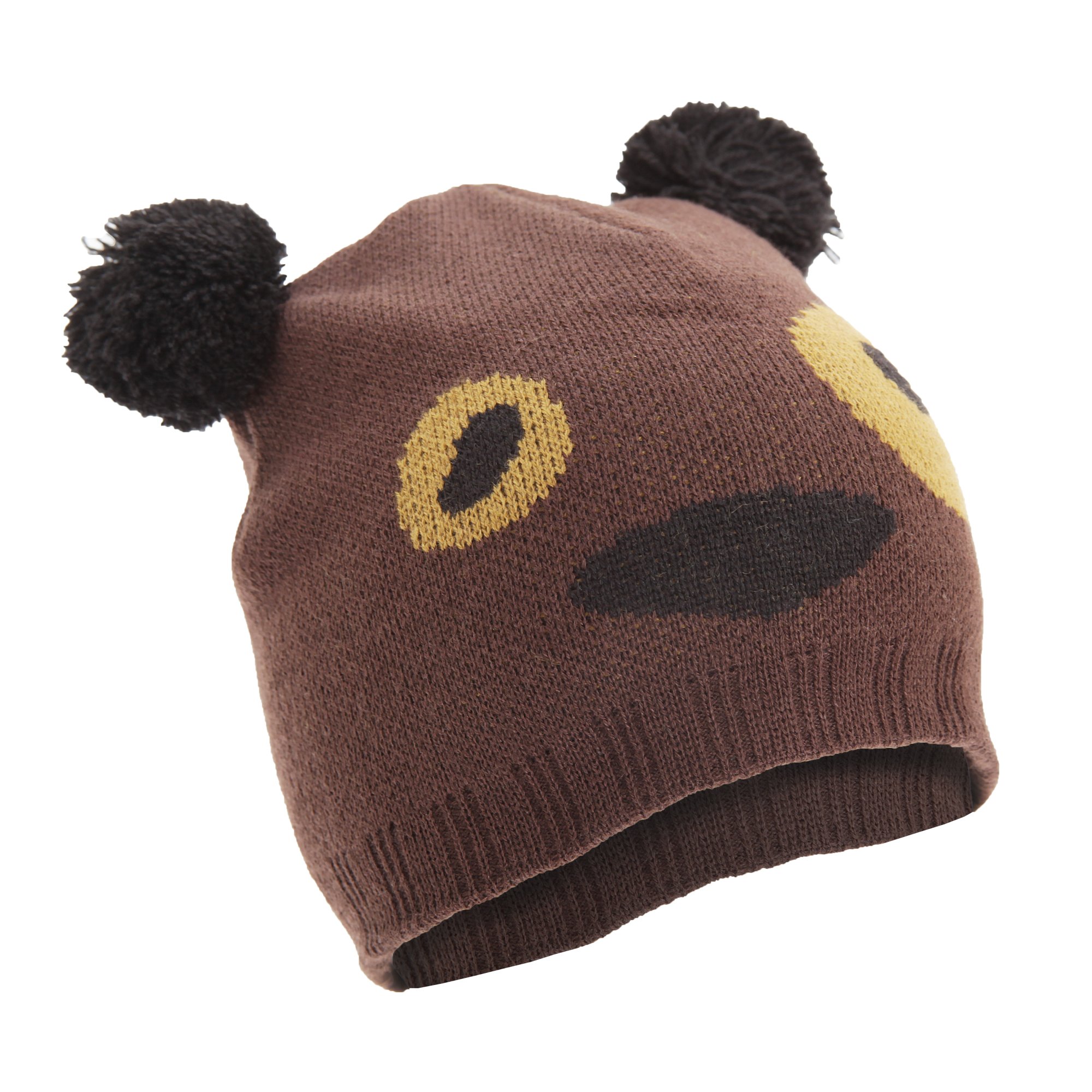 Floso® Kids Animal Print Winter Beanie Hat - Warm Unisex Children's Knit Cap for Boys & Girls - Perfect for Snow Play, Skiing, and Outdoor Winter Activities