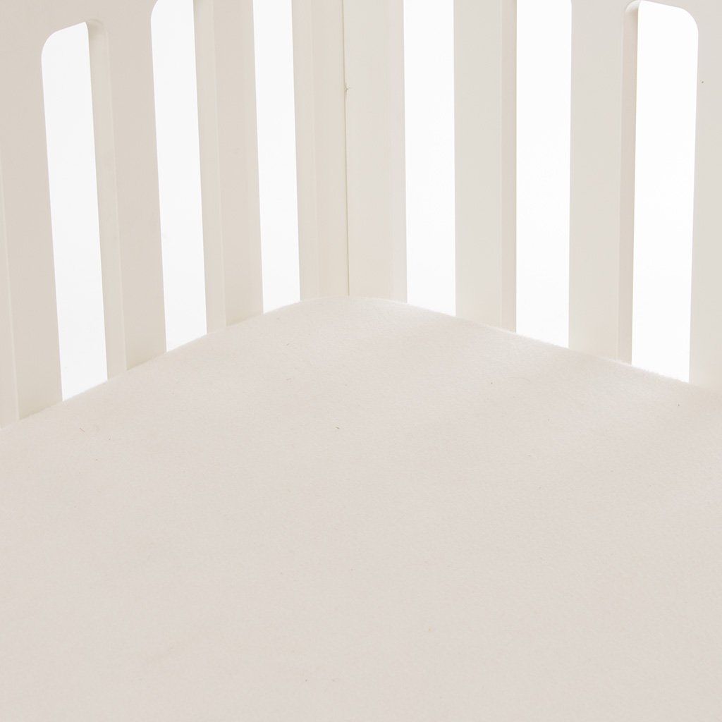 Sweet Potato Fitted Sheet Cream Color - Soft Jersey Knit Bed Sheet Set - Perfect for Uptown Apartments, Dorms & Guest Rooms