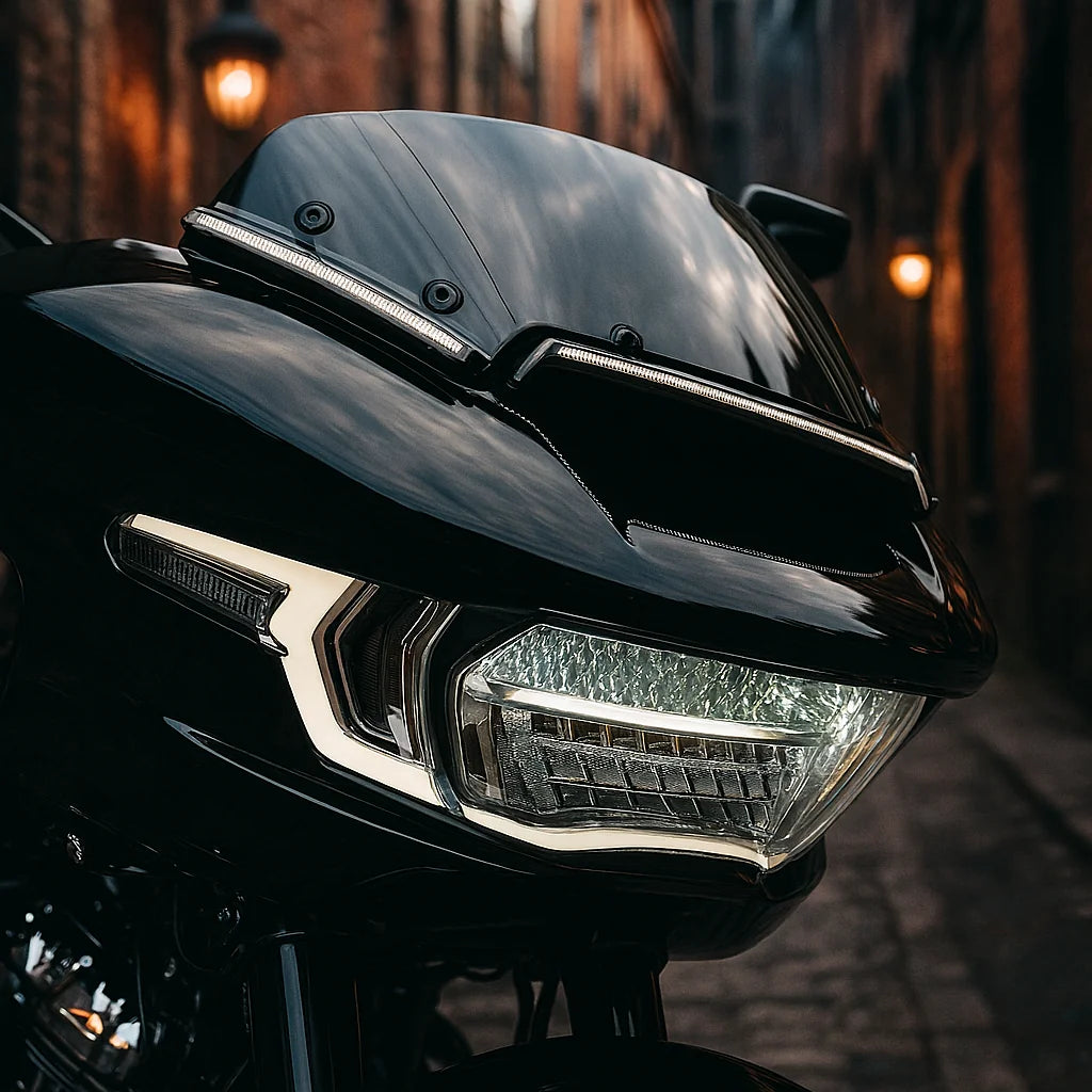 Eagle Lights LED Center Fairing Vent Light for 2023+ Harley Davidson Road Glide Motorcycles - Bright Custom Lighting for Night Riding & Enhanced Visibility