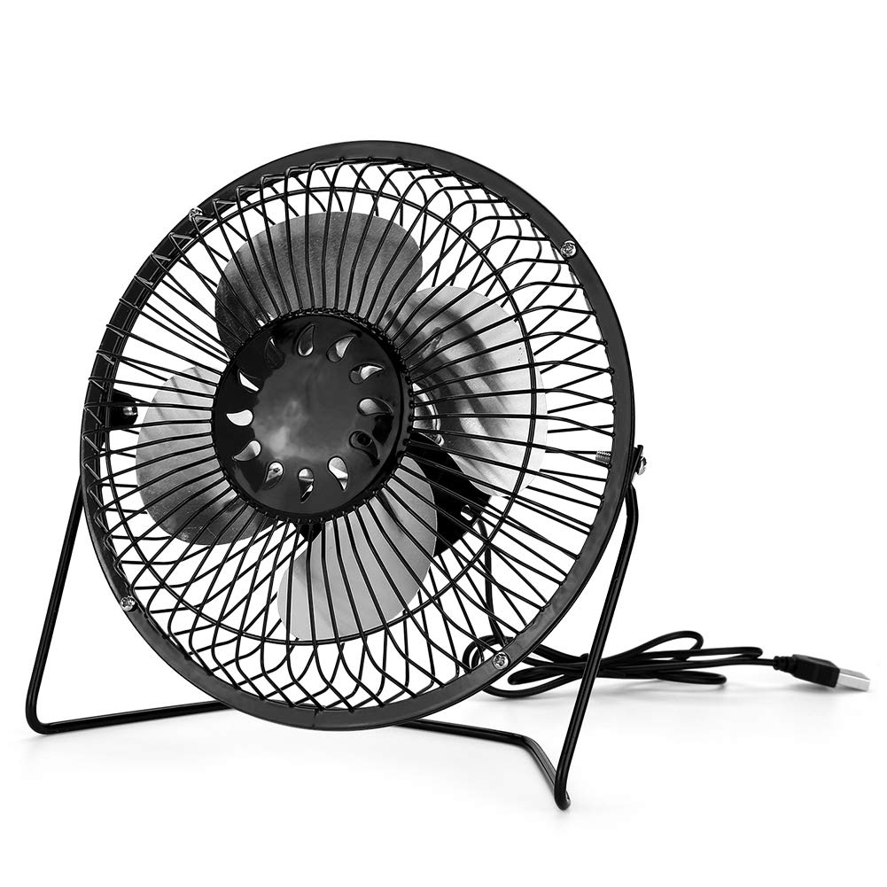 Portable Mini Fan - USB & Solar Powered, Long Lasting Battery Life for Home, Office, Travel & Outdoor Activities