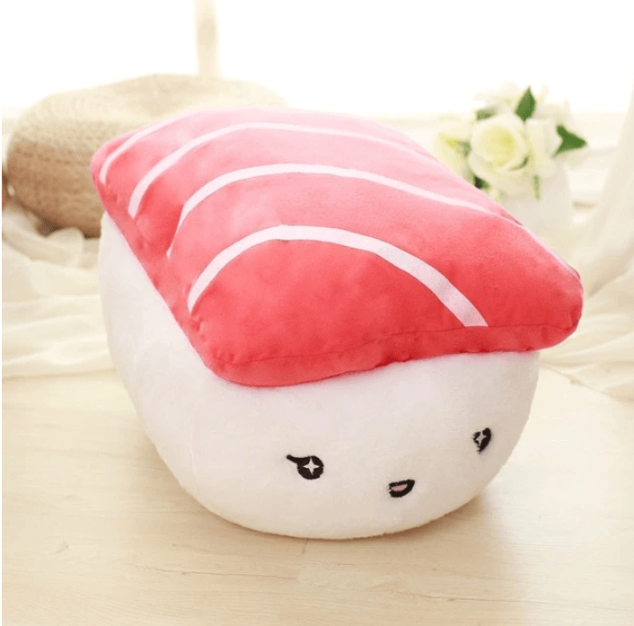 Giant Kawaii Sushi Plush Toy - Adorable Japanese Food Stuffed Animal for Cuddling, Home Decor, and Anime Lover Gifts (Perfect for Bedroom, Nursery, and Cosplay Props)