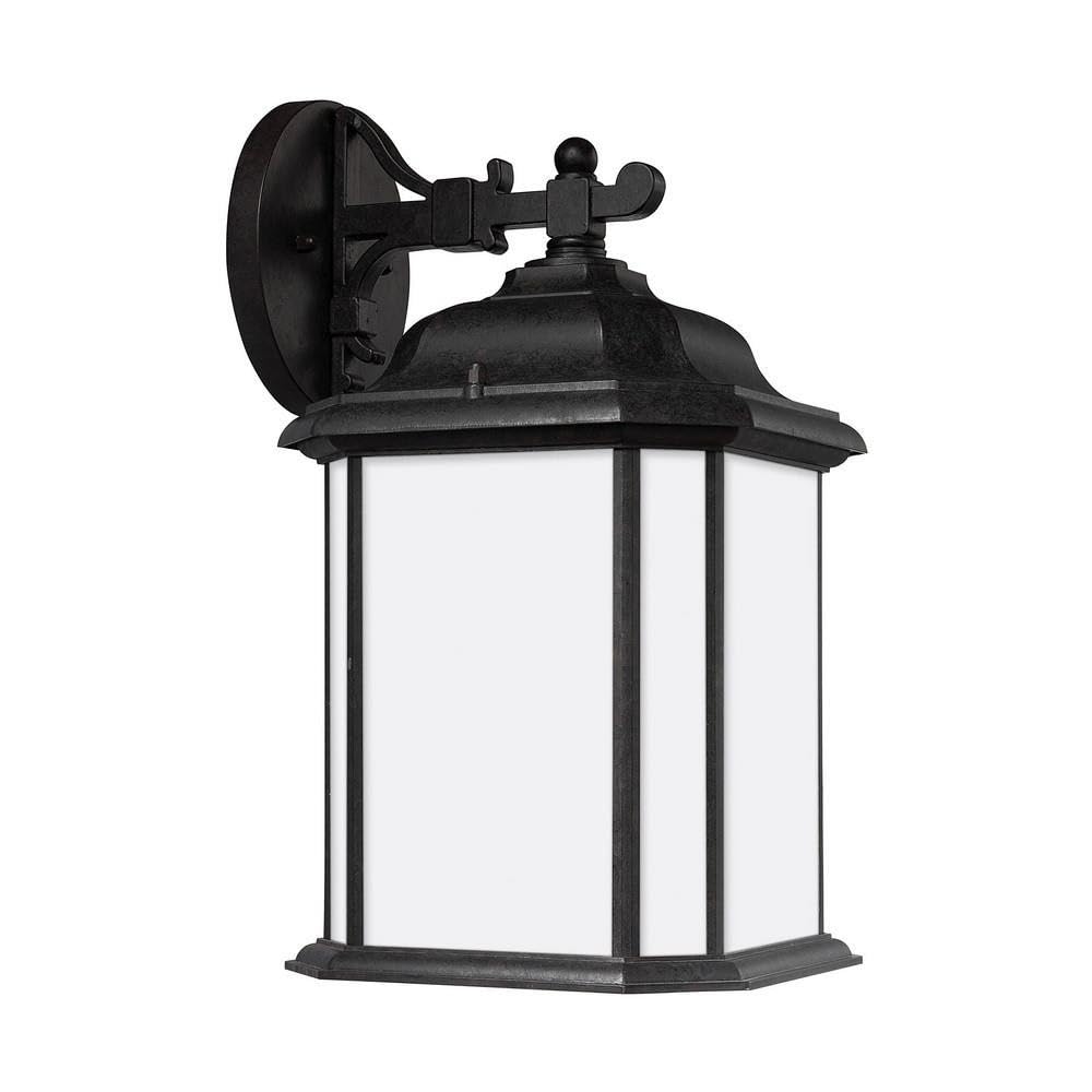 9.5 Inch Outdoor Wall Lantern with Oxford Bronze Finish - Traditional Incandescent Light Fixture for Porch, Patio & Garden - Model 73-Bel-2015831 | Weather-Resistant Exterior Lighting for Home & Commercial Use