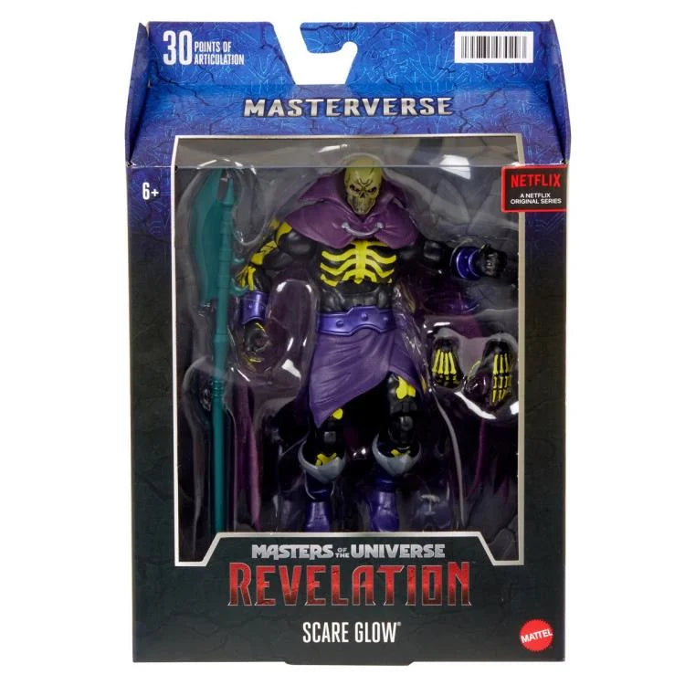 Masters of the Universe: Revelation Masterverse Scare Glow Action Figure - Collectible He-Man Toy for Fans & Display - Perfect for Shelf Decor, Role Play, and Nostalgic Gift Giving