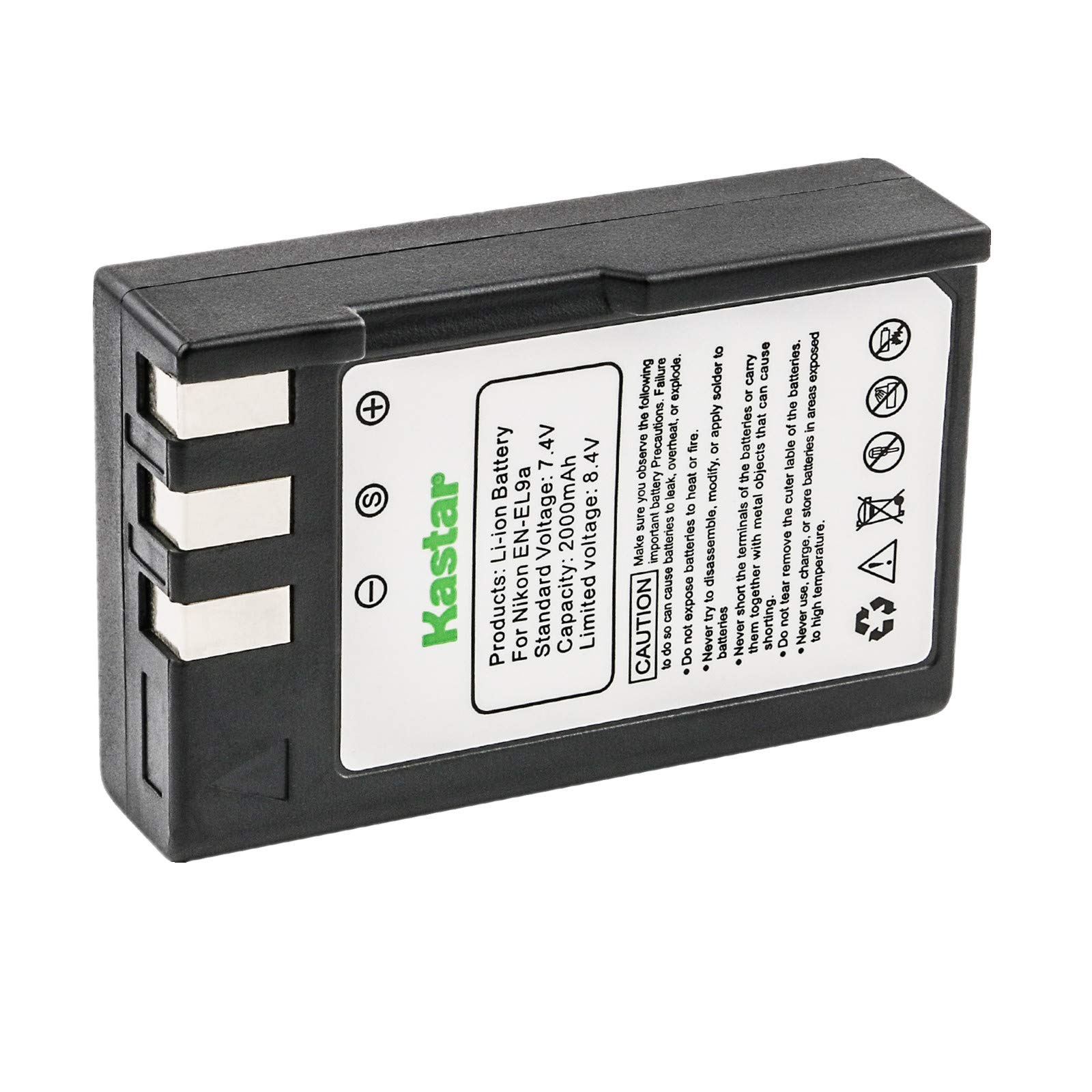 Kastar EN-EL9 Rechargeable Lithium-Ion Battery for Nikon D3000, D5000, D40, D60, D40X DSLR Cameras - Compatible with EN-EL9 & EN-EL9a - Perfect for Travel Photography, Vlogging, and Professional Shoots
