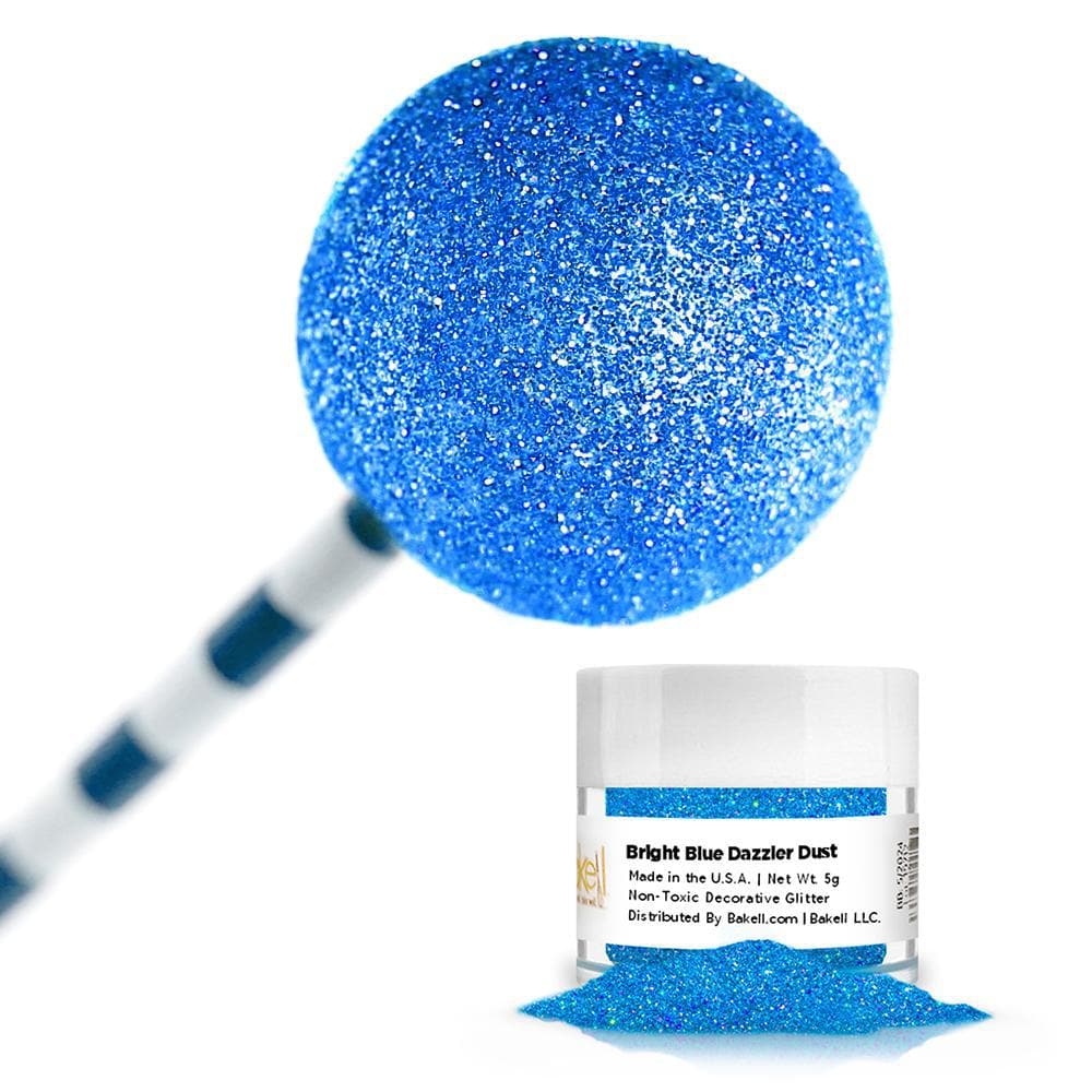 Bright Blue Dazzler Dust® - Bulk Glitter for Crafts, DIY Projects & Nail Art | Wholesale Sparkle Powder for Party Decorations & Art Supplies