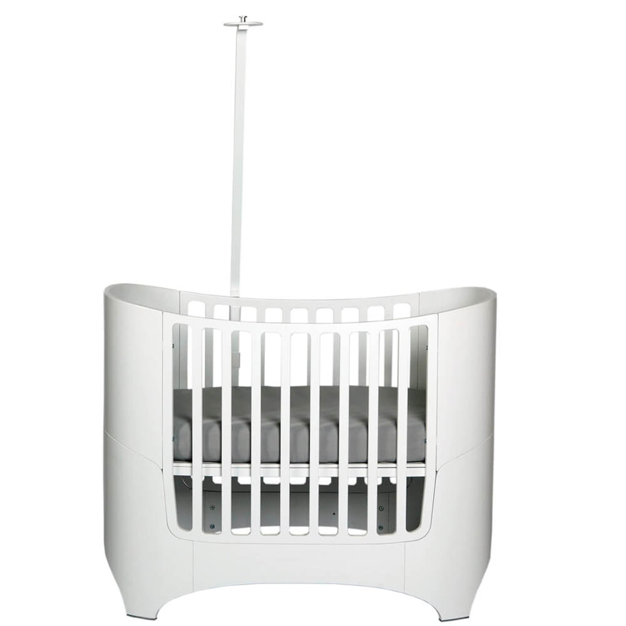 LEANDER Classic White Cot Canopy Rod - Adjustable Baby Crib Canopy Holder for Nursery & Bedroom Decor | Perfect for Newborns & Toddlers