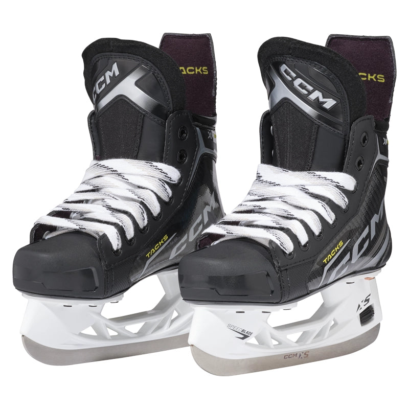 CCM Tacks XF70 Junior Ice Hockey Skates - Lightweight & Durable for Youth Hockey Players - Perfect for Ice Rink Training & Games