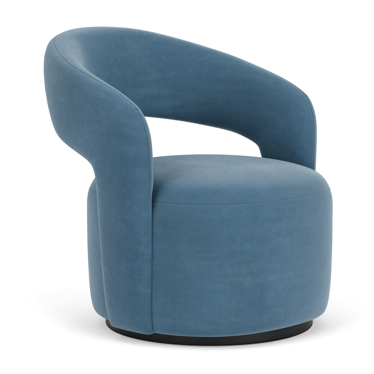 Luxury Velvet Swivel Armchair - Modern Accent Chair for Living Room, Bedroom & Office - Soft Upholstered Lounge Chair with 360° Rotation - Perfect for Reading, Relaxing & Home Decor