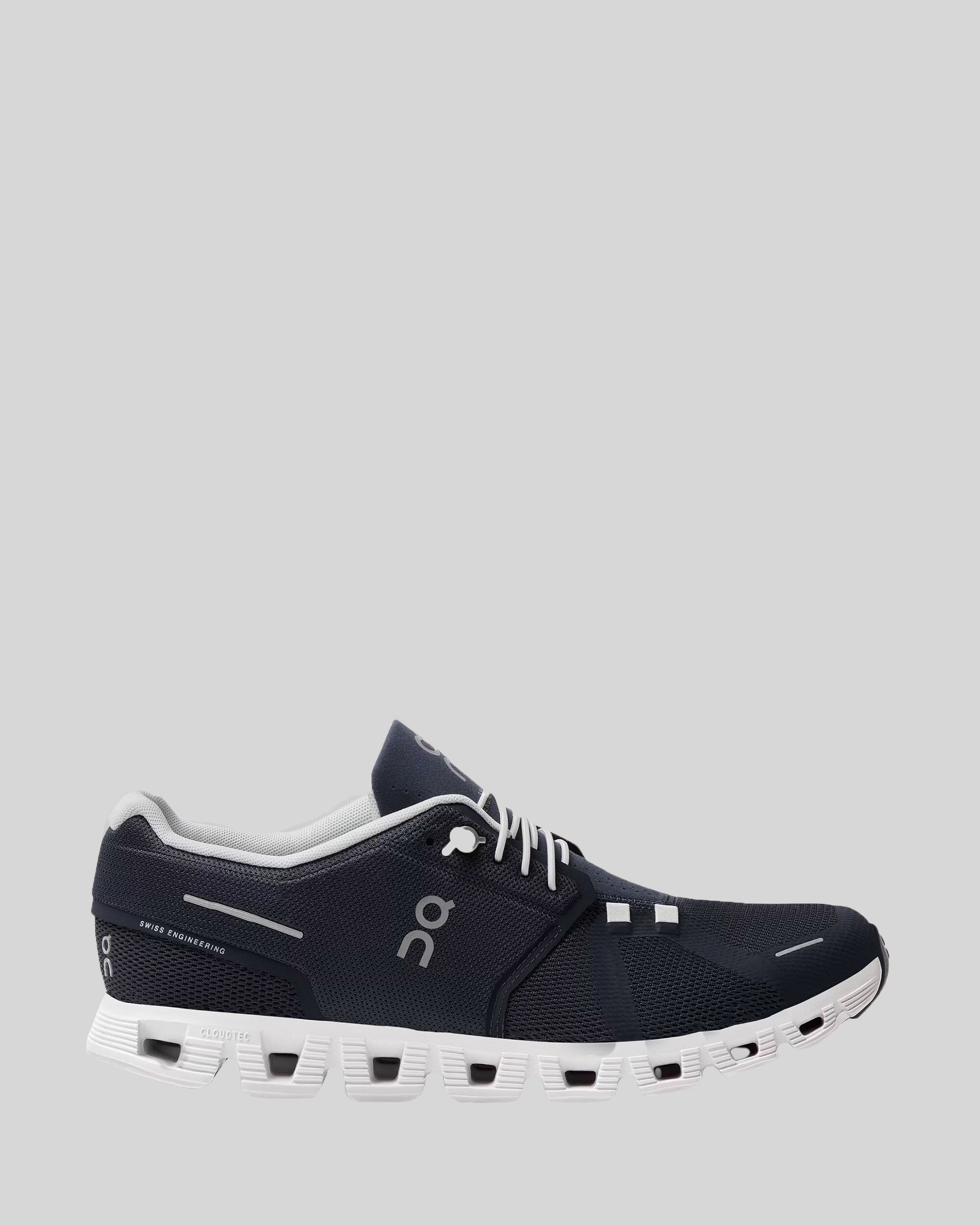 Men's On Cloud 5 Running Shoes - Lightweight & Breathable Midnight/White - Perfect for Jogging, Gym Workouts & Outdoor Activities
